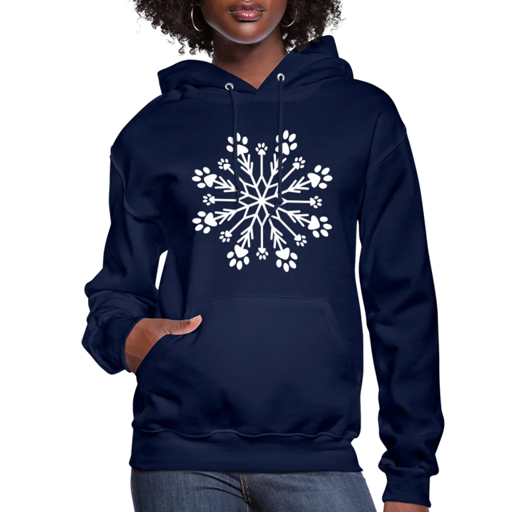 Paw Snowflake Contoured Hoodie