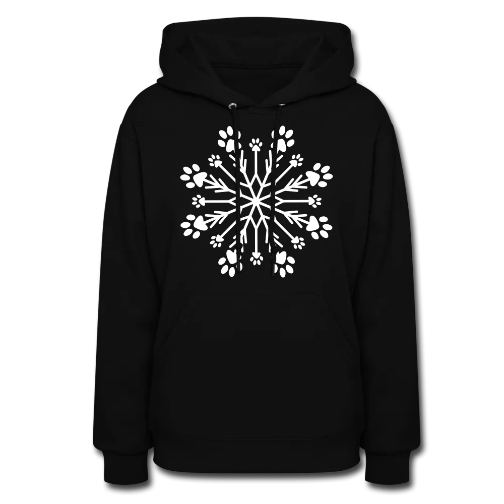 Paw Snowflake Contoured Hoodie