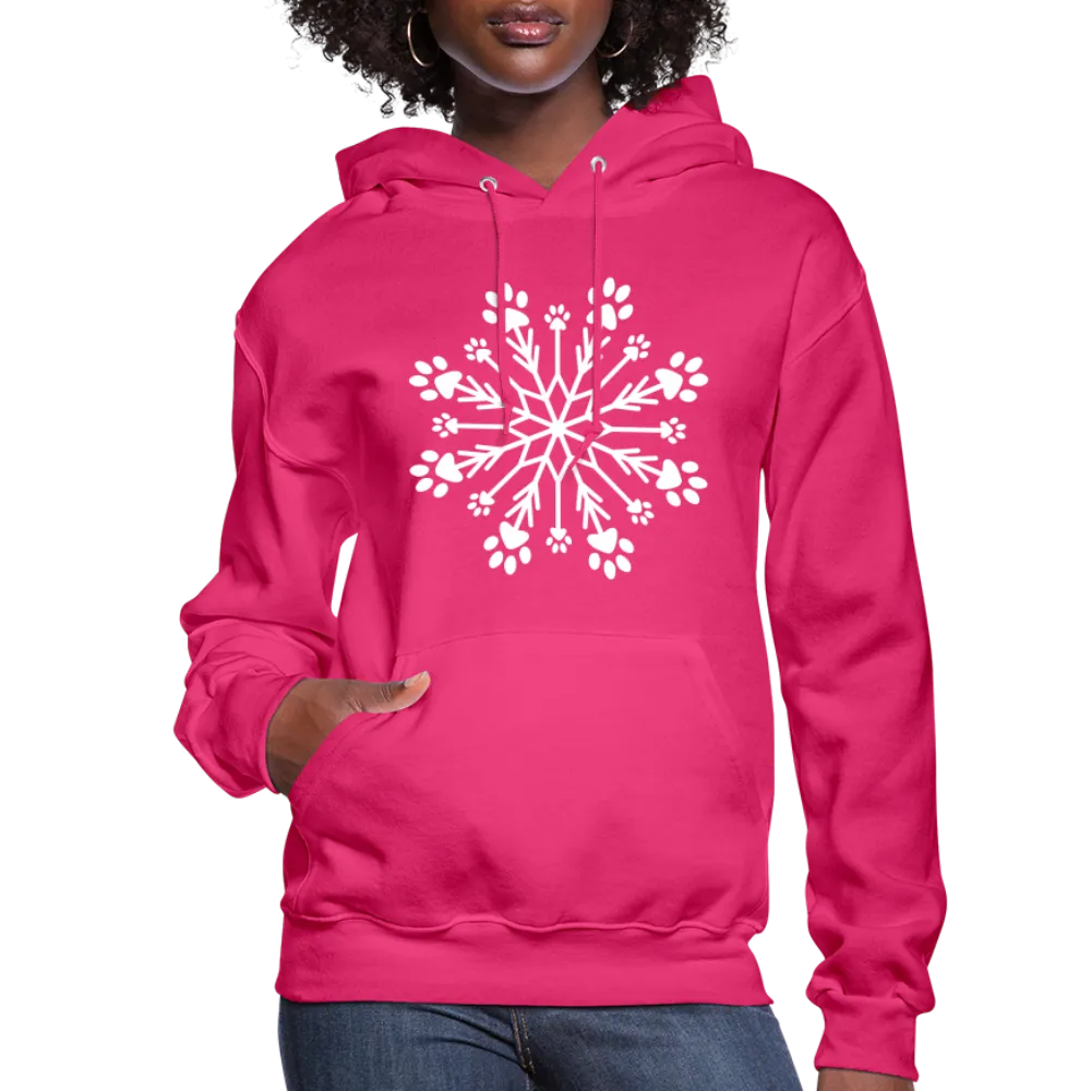 Paw Snowflake Contoured Hoodie