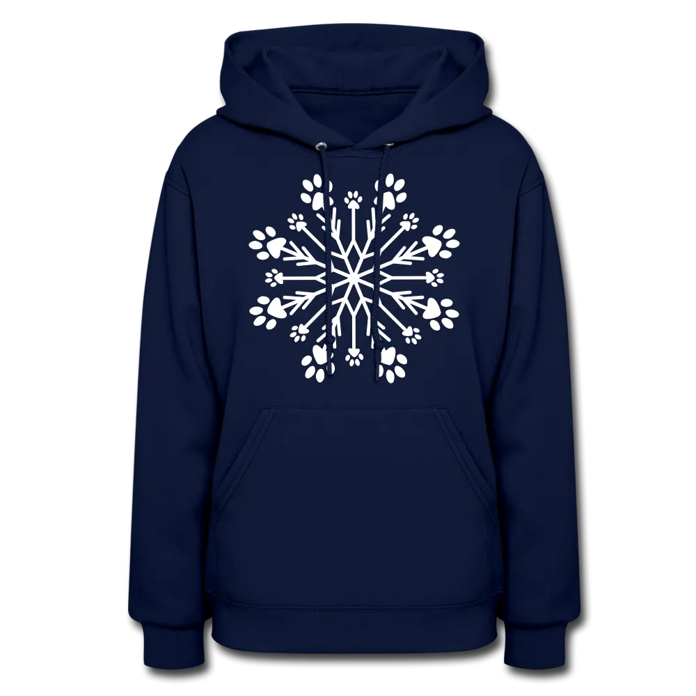 Paw Snowflake Contoured Hoodie