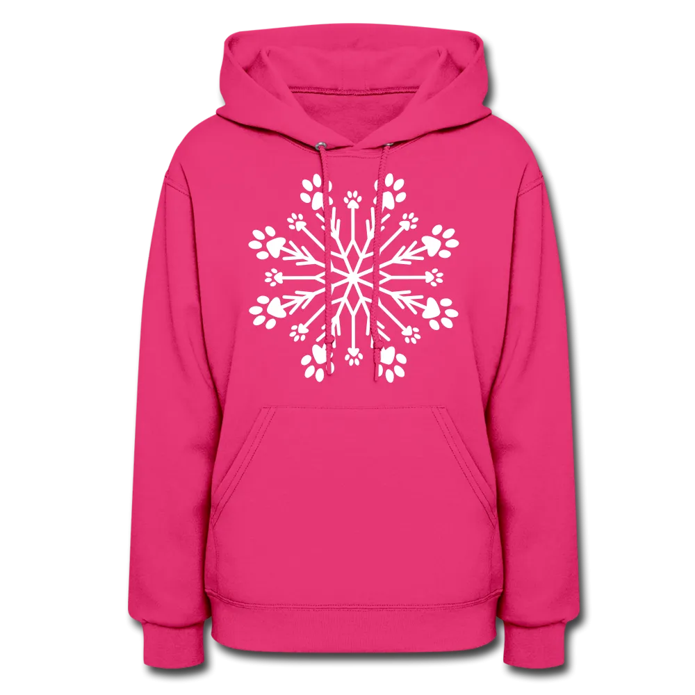 Paw Snowflake Contoured Hoodie