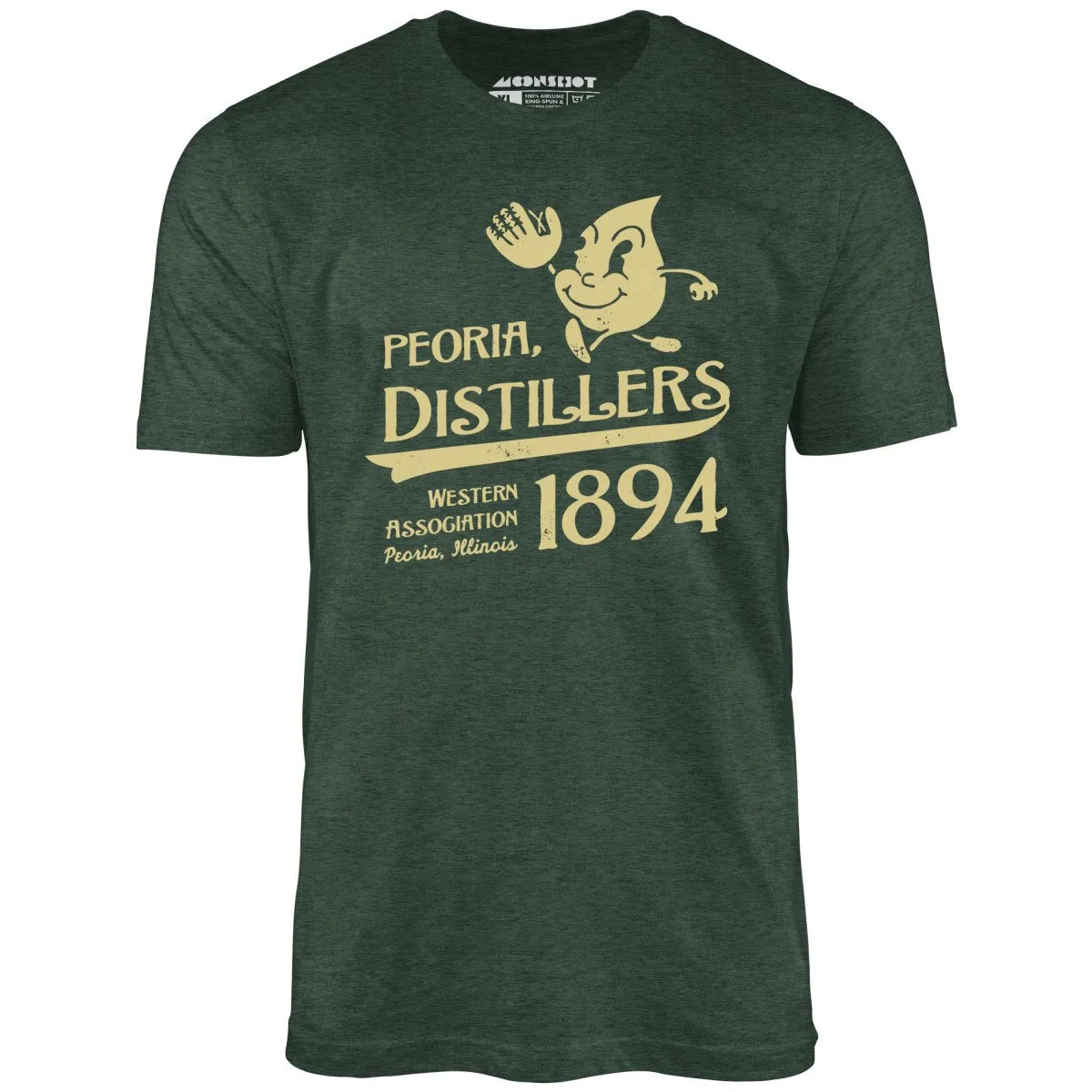 Peoria Distillers - Illinois - Vintage Defunct Baseball Teams - Unisex T-Shirt