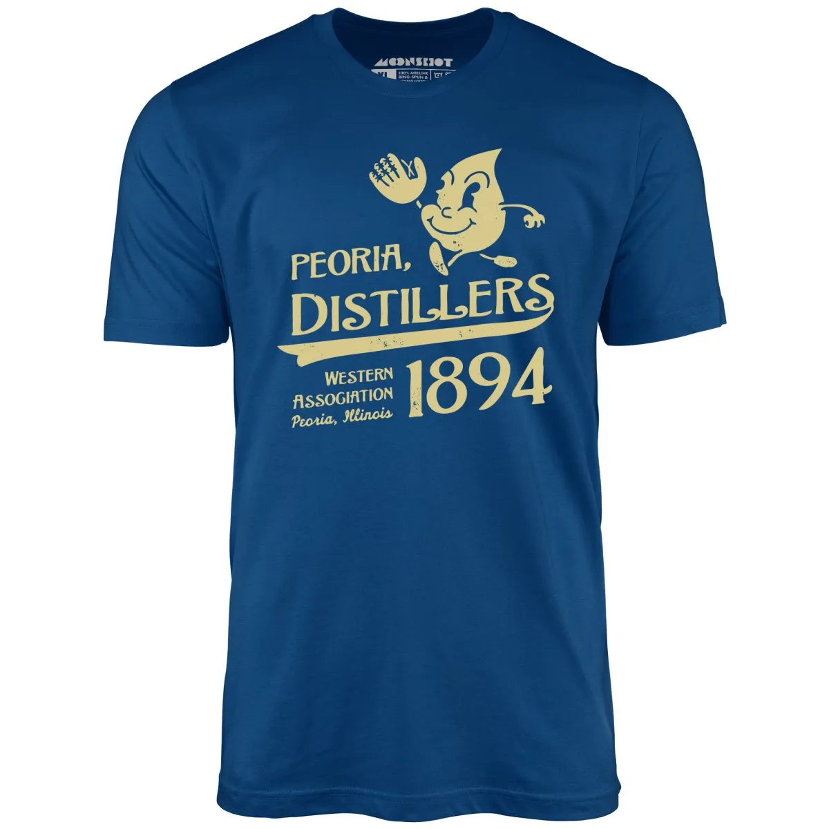 Peoria Distillers - Illinois - Vintage Defunct Baseball Teams - Unisex T-Shirt