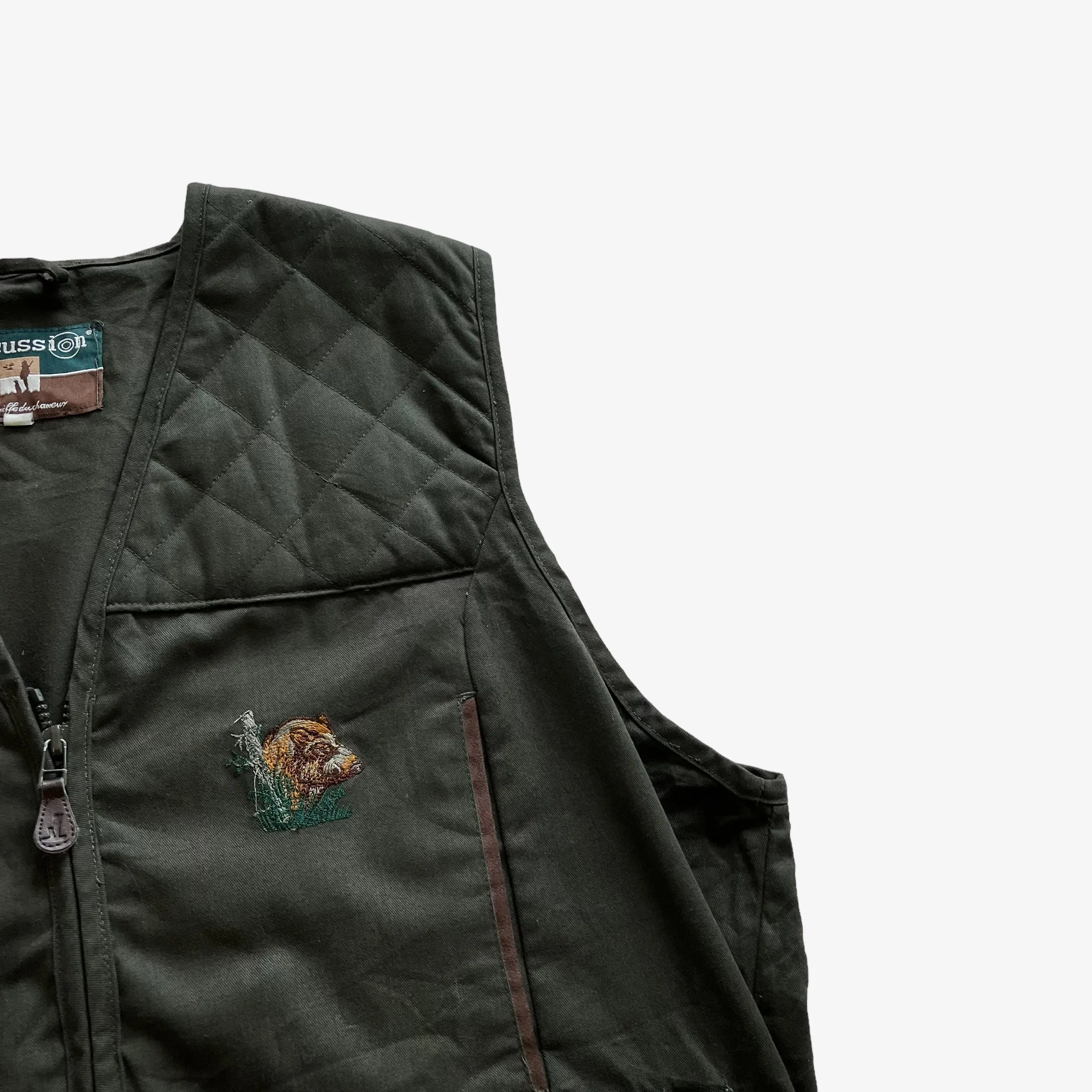 Percussion Hunting Gilet With Embroidered Hog