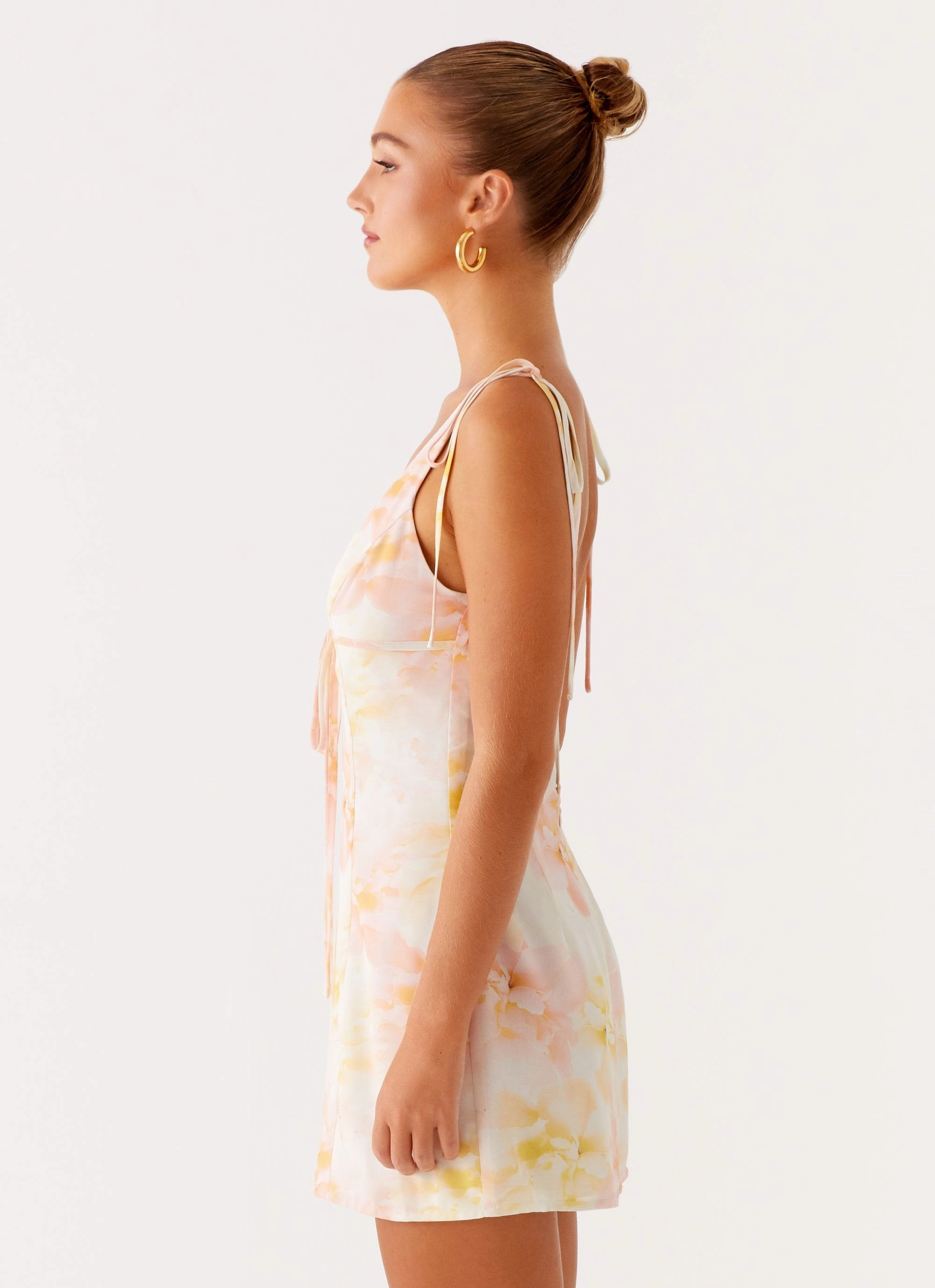 Sculpted Form Alden Mini Dress - Floral Print