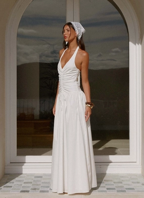 Soft Presence Casual Edge Narnie Maxi Dress - Ivory