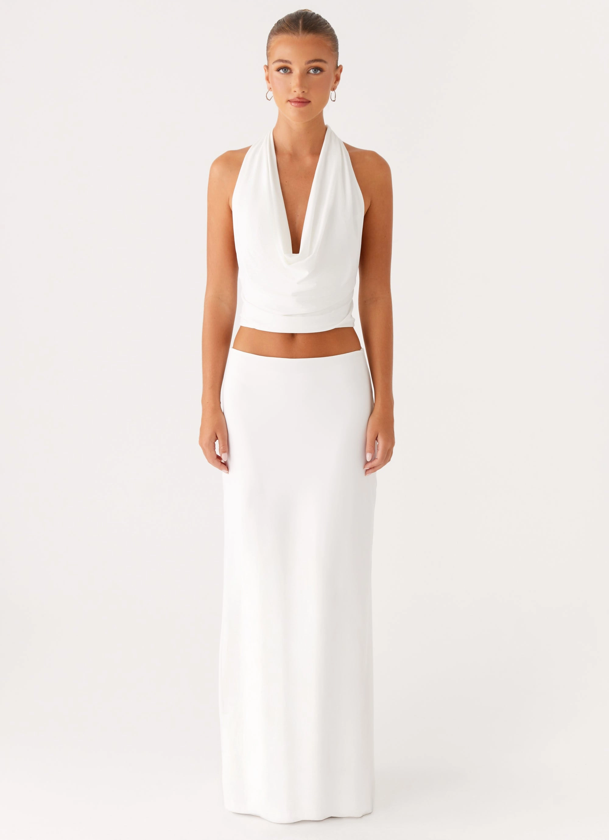 Ashi Maxi Skirt - White HeatRegulatingLining