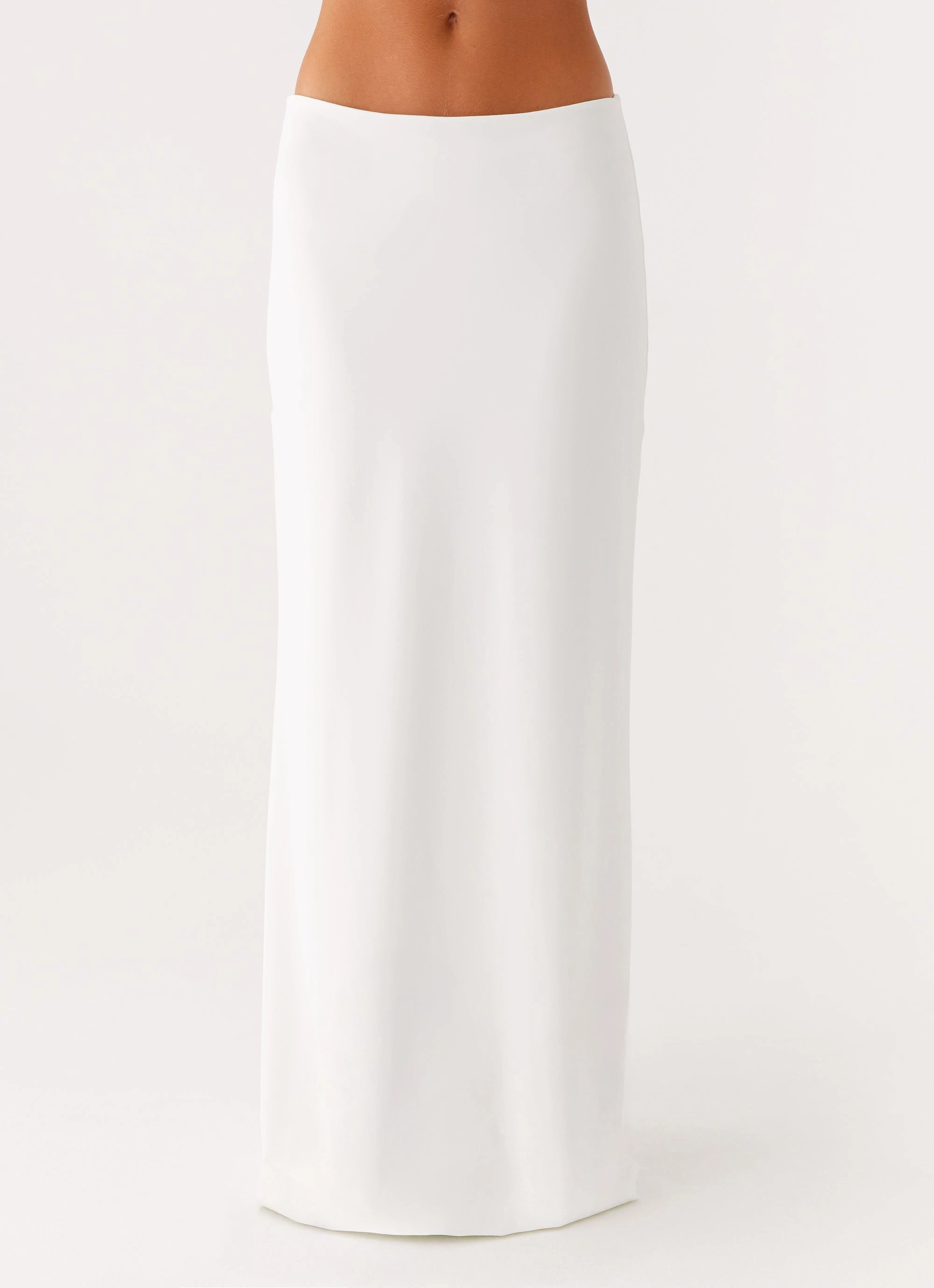 Seasonal Basic Ashi Maxi Skirt - White