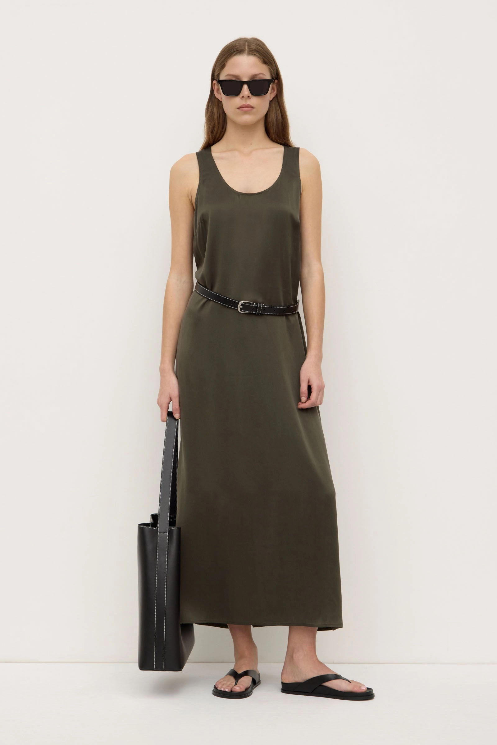 Sharp Look Pippa Silk Tank Dress