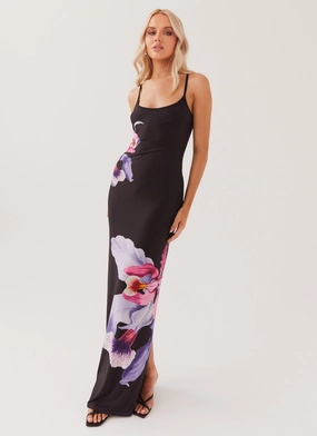 Bad News Mesh Maxi Dress - Black Tulip Chic Wear