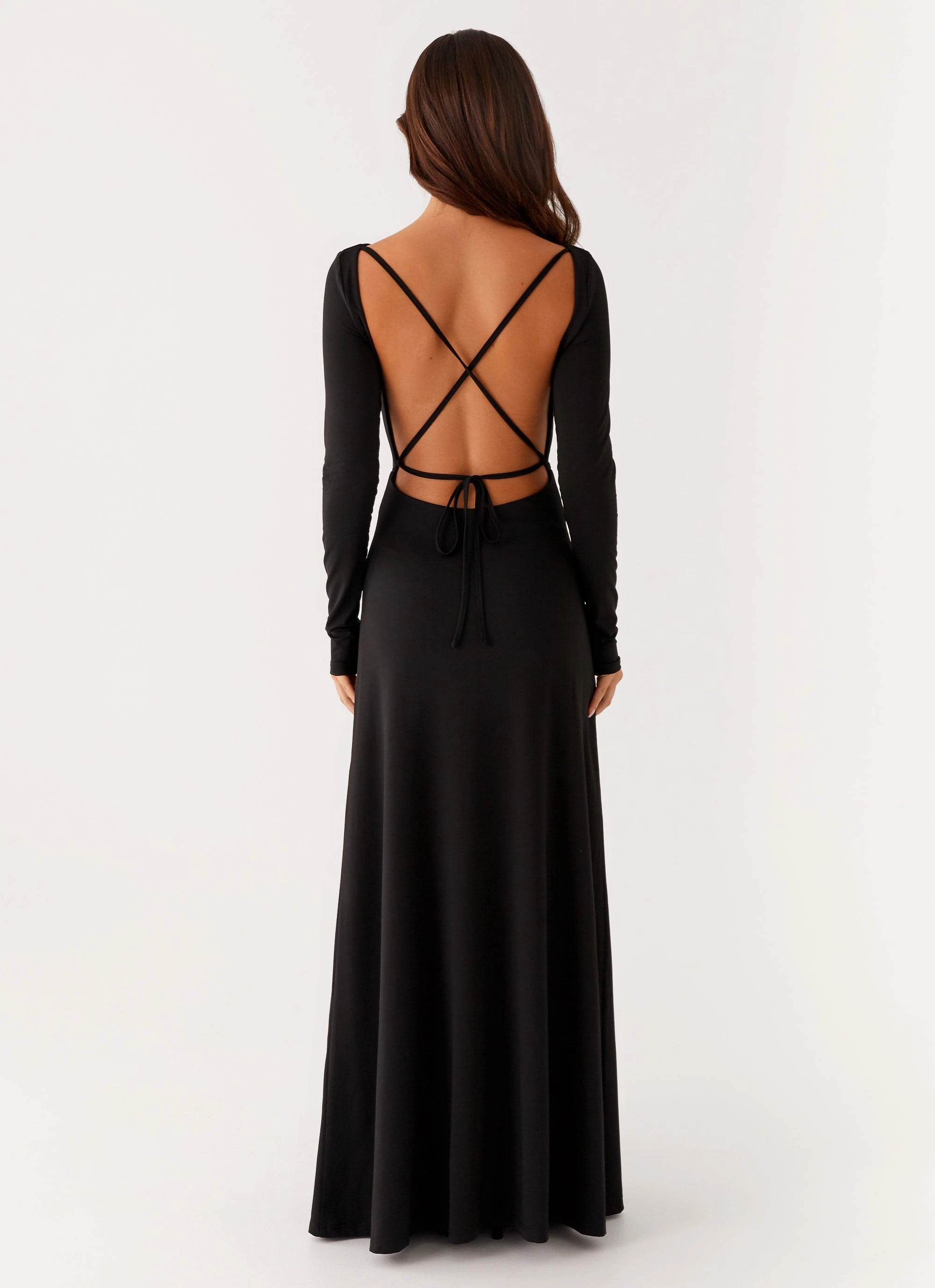 Effortless Tailoring Peru Maxi Dress - Black