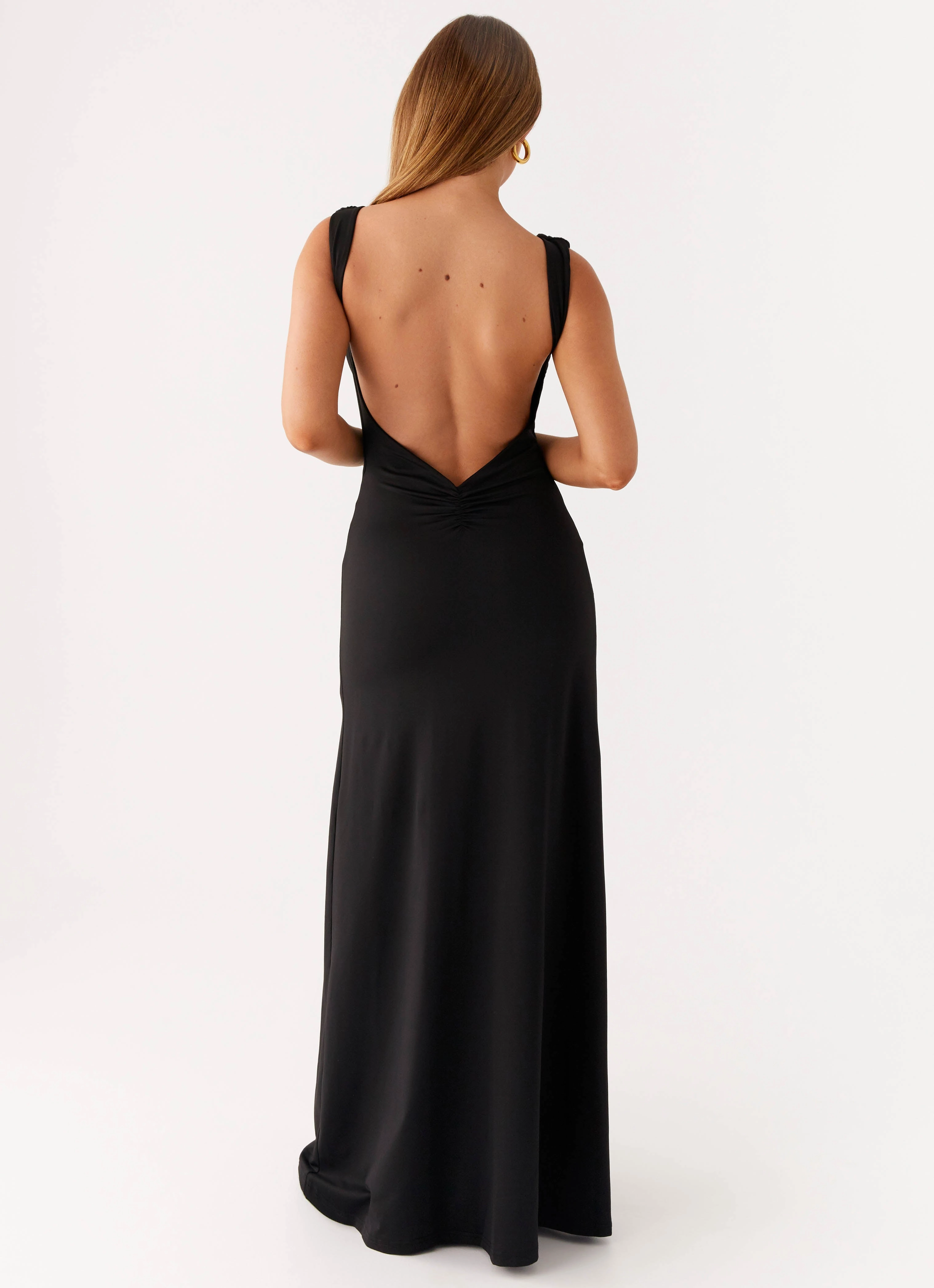 Phianne Maxi Dress - Black All Time Fit Flattering Silhouette