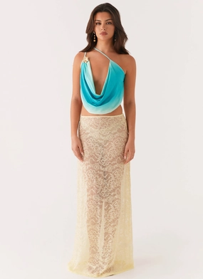 Phoebe Top - Green Gradient ReinforcedArmholes