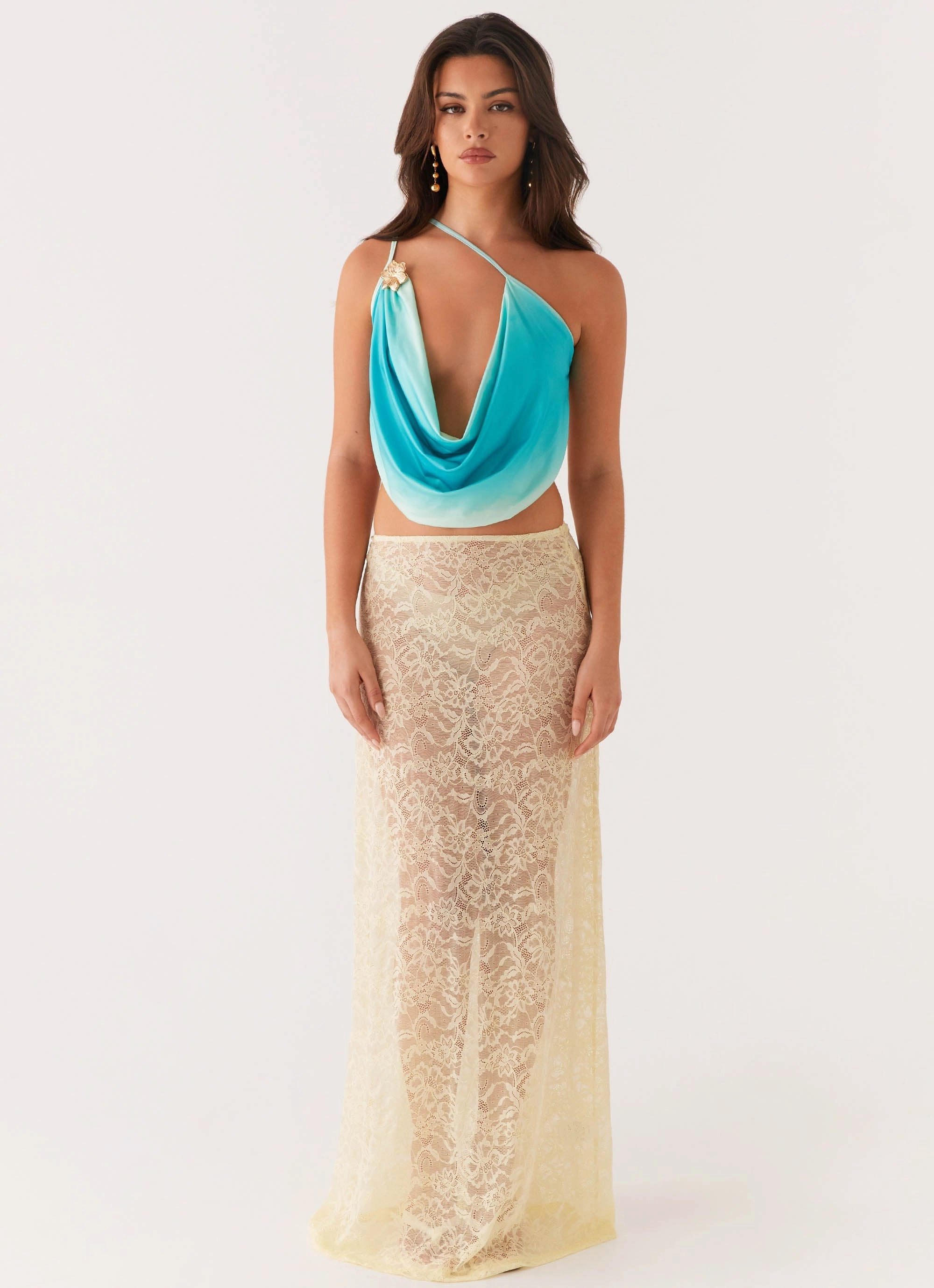 Phoebe Top - Green Gradient ReinforcedArmholes