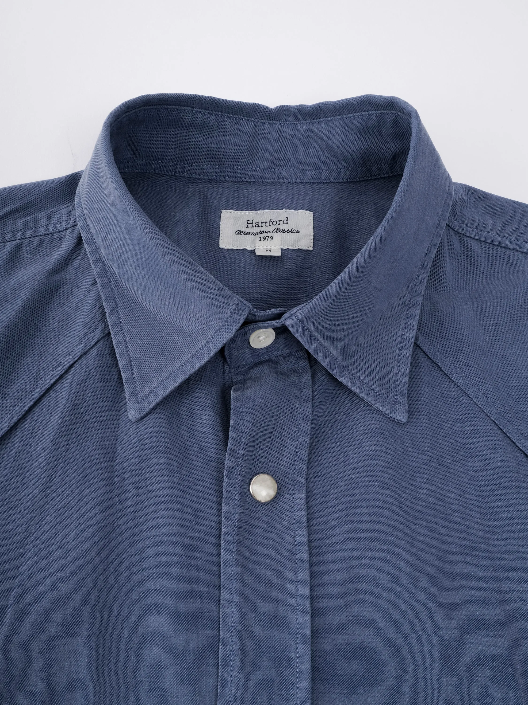 Phoenix Pat Western Shirt / Coronet Blue