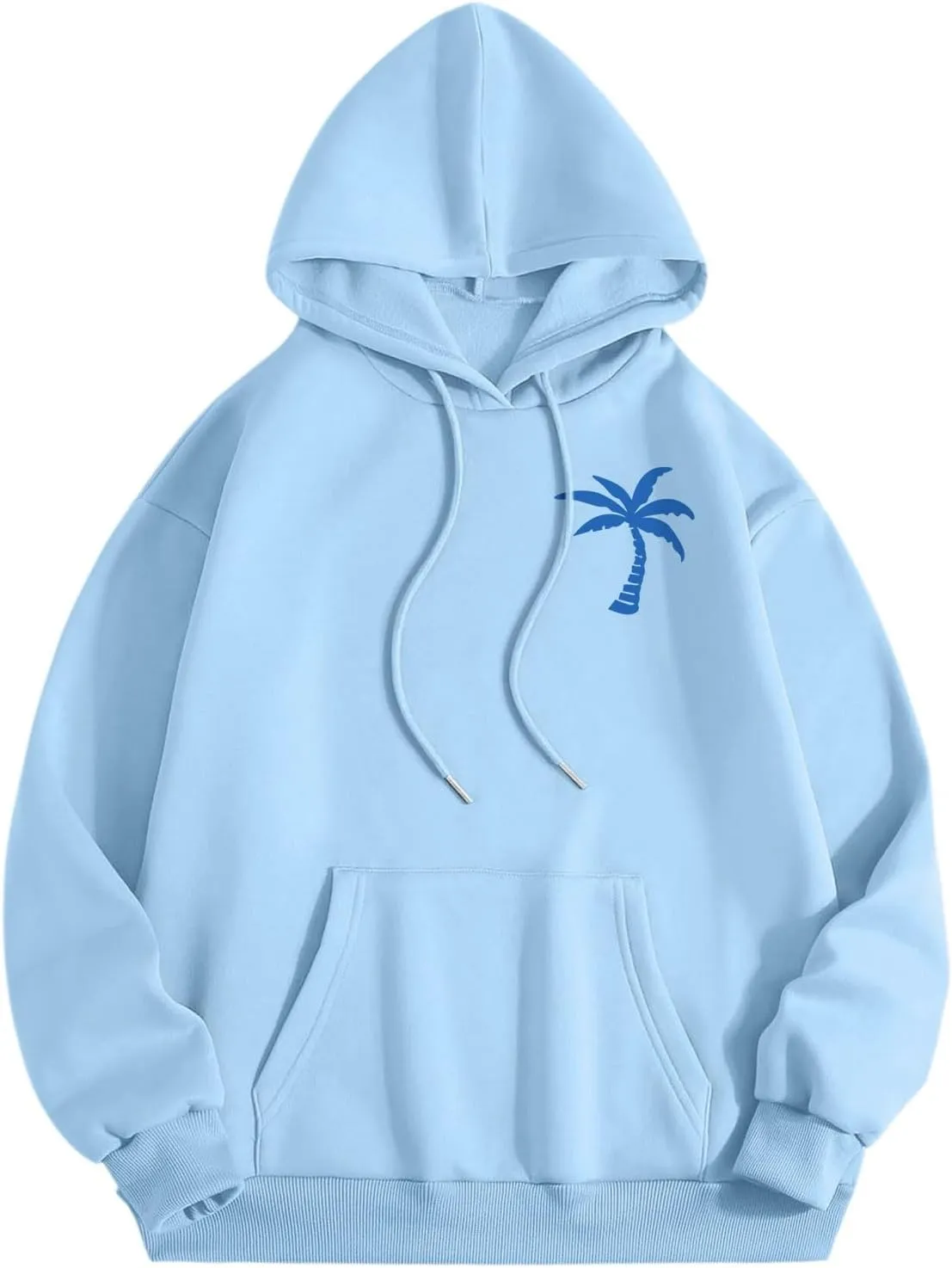 Pink Hoodie for Teen Girls Cute Preppy Clothes Women Fashion Trendy Beach Graphic Sweatshirts Hoodies