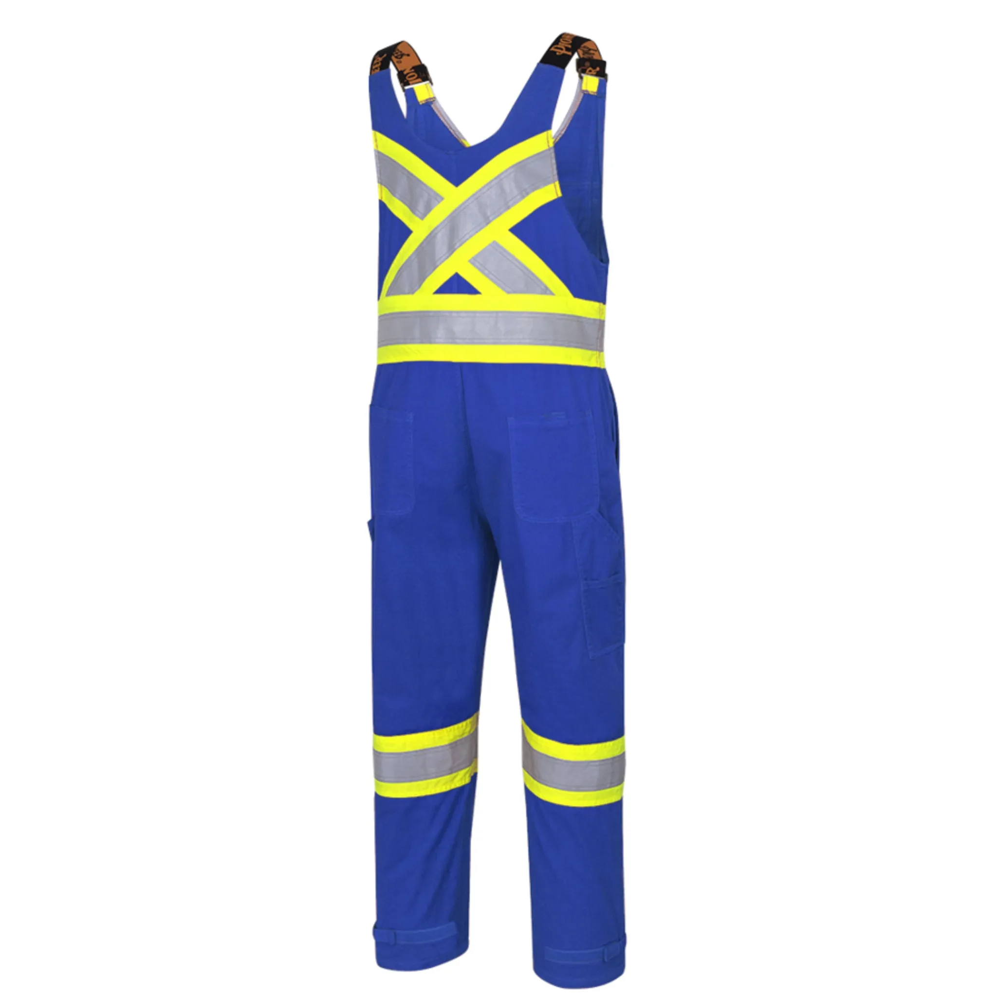 Pioneer Men's Hi-Vis FR-Tech Safety Overalls | CSA Flame-Resistant 88% Cotton/Nylon, Functional, Reflective, Durable & Reliable Workwear | Sizes S-5XL