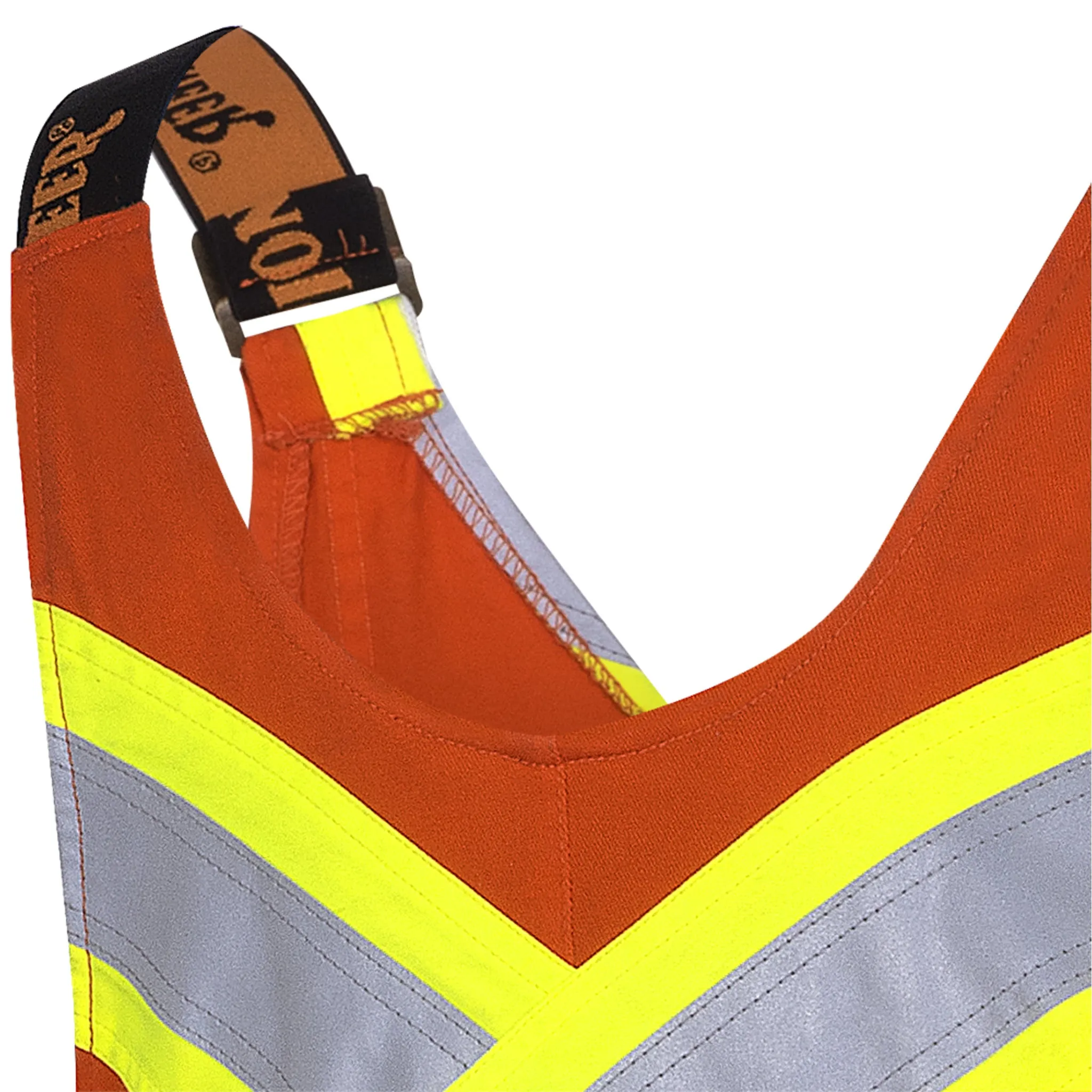 Pioneer Men's Hi-Vis FR-Tech Safety Overalls | CSA Flame-Resistant 88% Cotton/Nylon, Functional, Reflective, Durable & Reliable Workwear | Sizes S-5XL