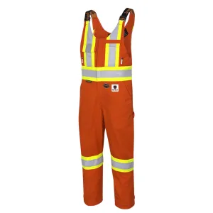 Pioneer Men's Hi-Vis FR-Tech Safety Overalls | CSA Flame-Resistant 88% Cotton/Nylon, Functional, Reflective, Durable & Reliable Workwear | Sizes S-5XL