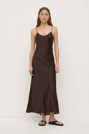 Pippa Dot Silk Slip Dress Practical-Style Smart touch