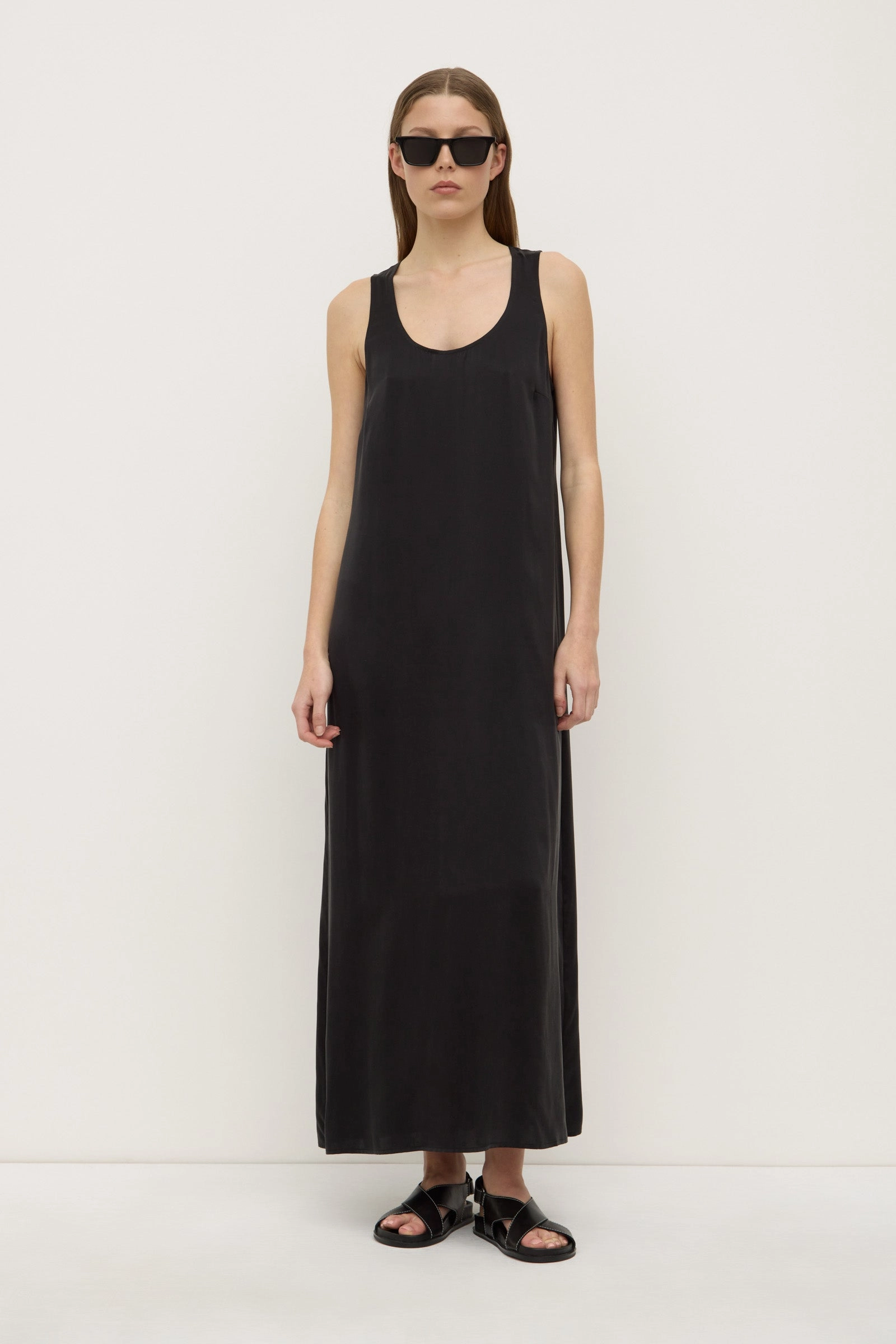 Pippa Silk Tank Dress Subtle Elegance Ready Glow