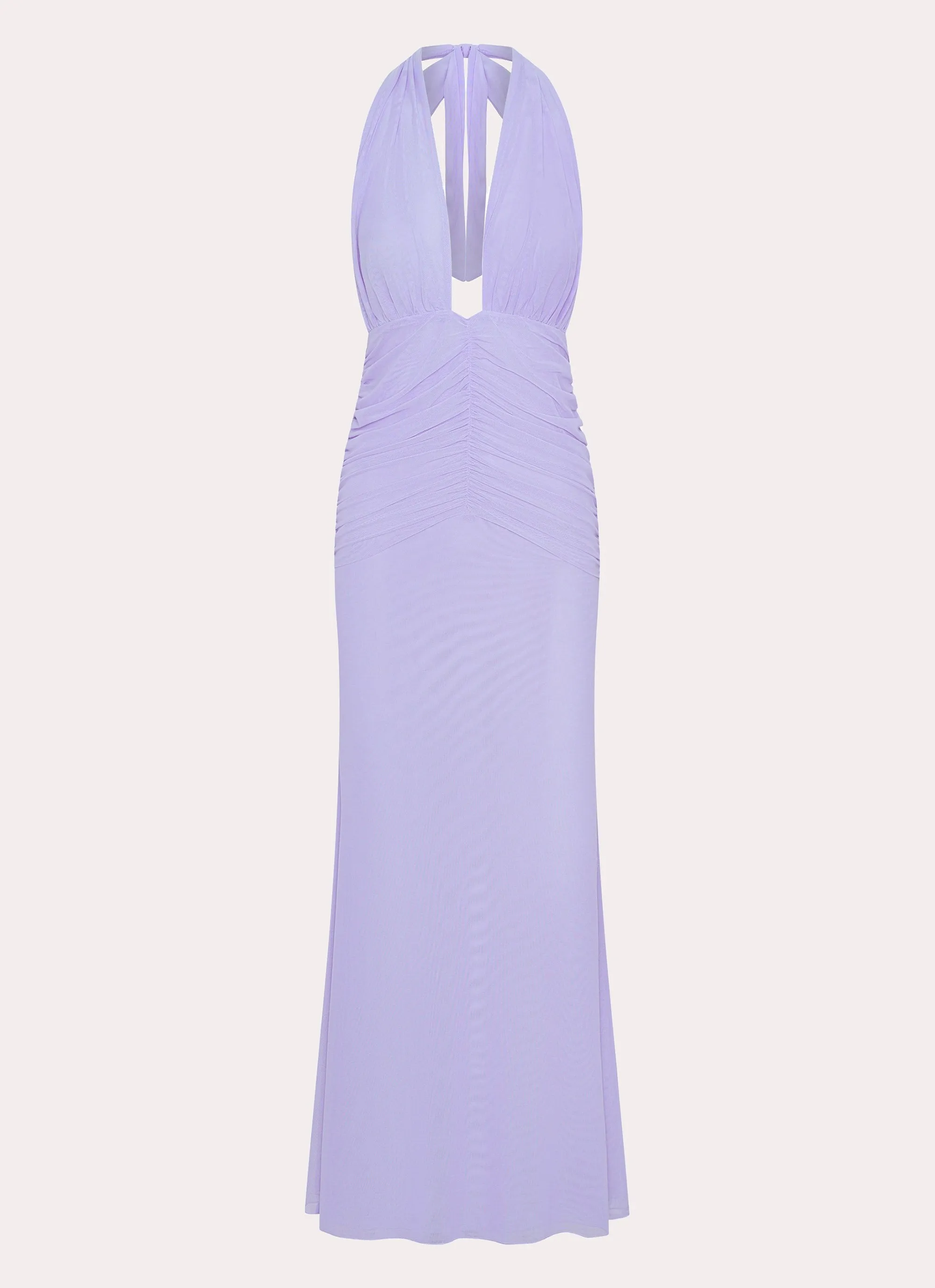 Winter Proof Unique Cut Places To Be Maxi Dress - Lilac