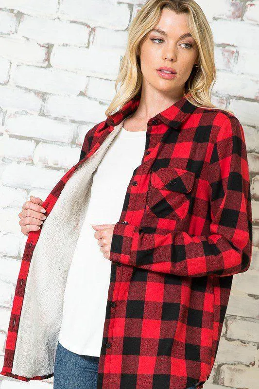 Plaid Fleece Flannel
