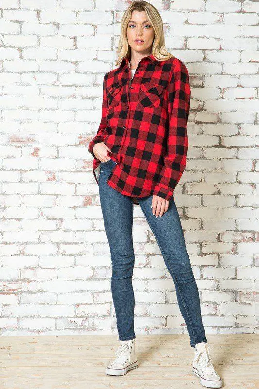 Plaid Fleece Flannel