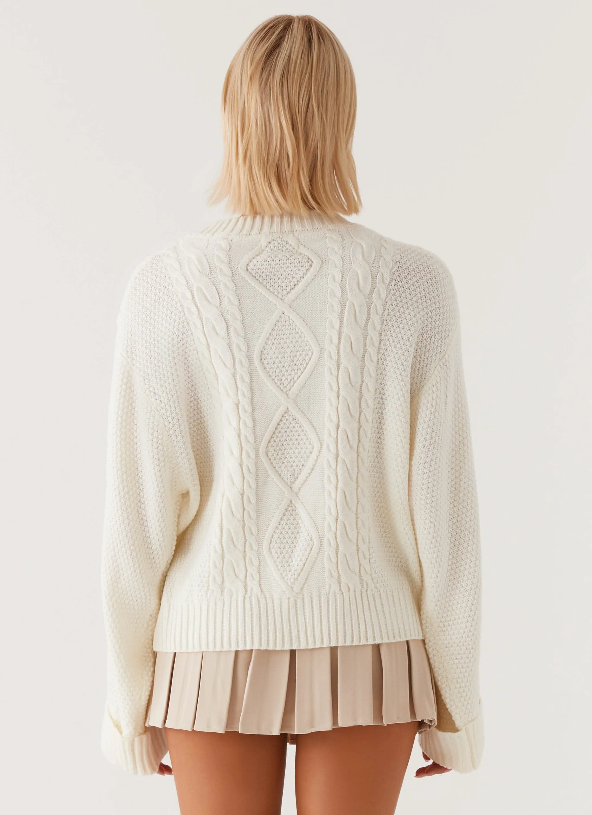 Play Pretend Knit Jumper - Ivory Variable Tension Adjustment