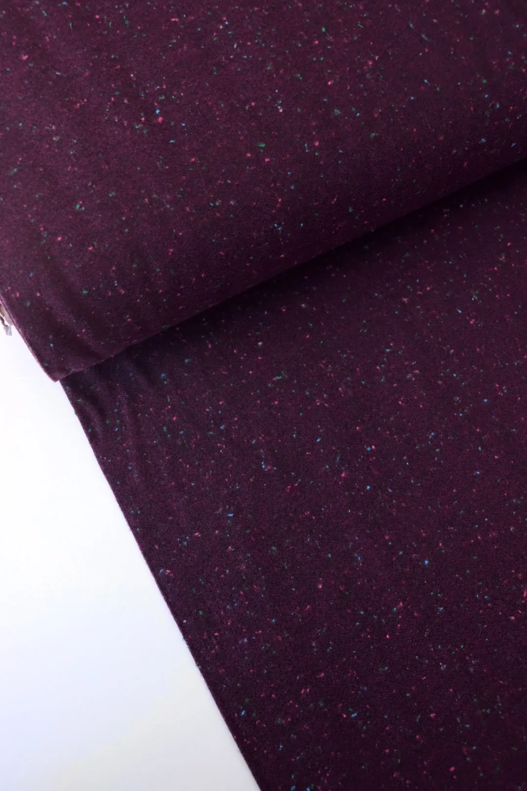 Plum | Shetland Speckled Flannel | Robert Kaufman