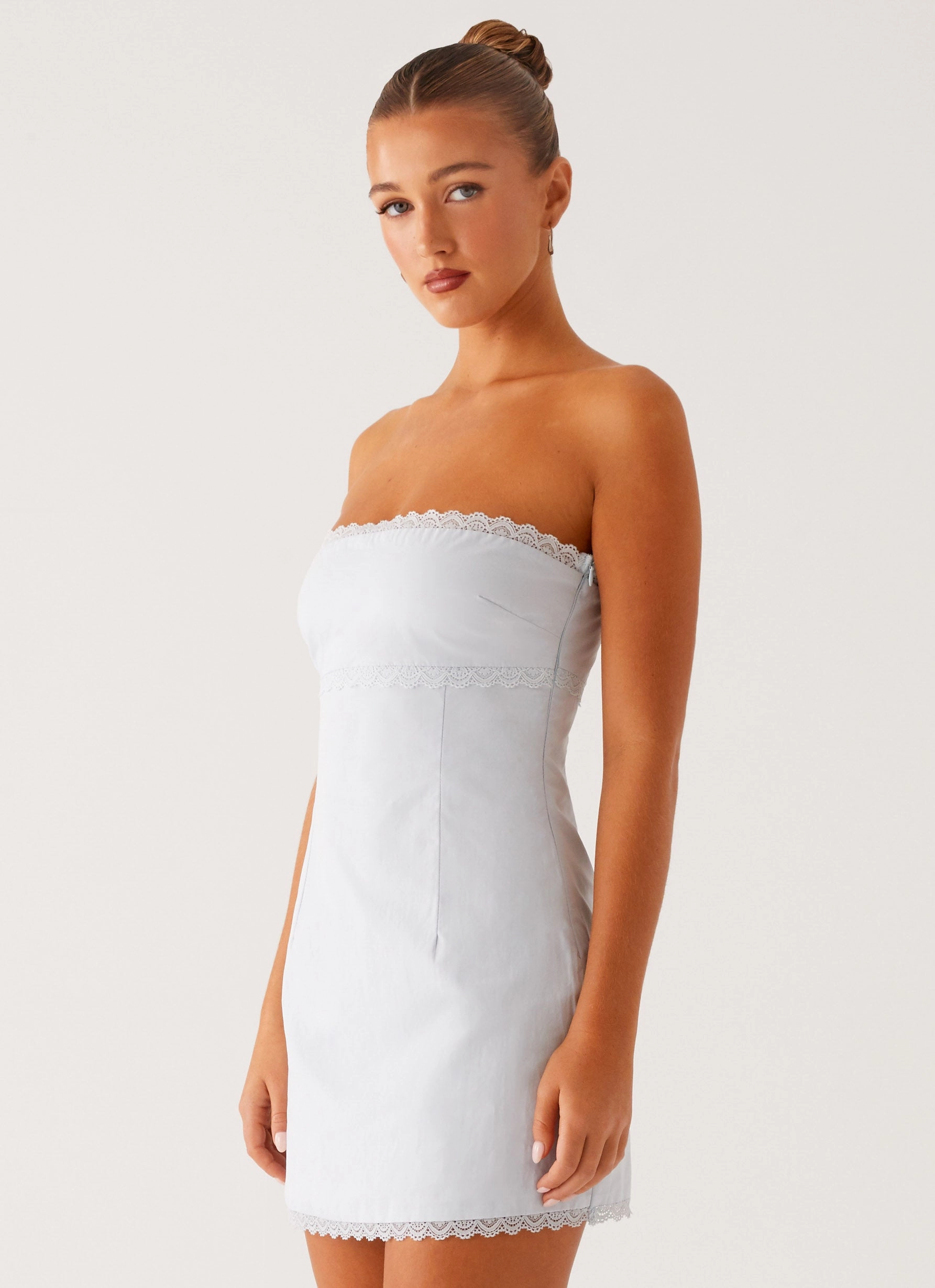 Cala Mini Dress - Blue High Waist Profile Enhancer