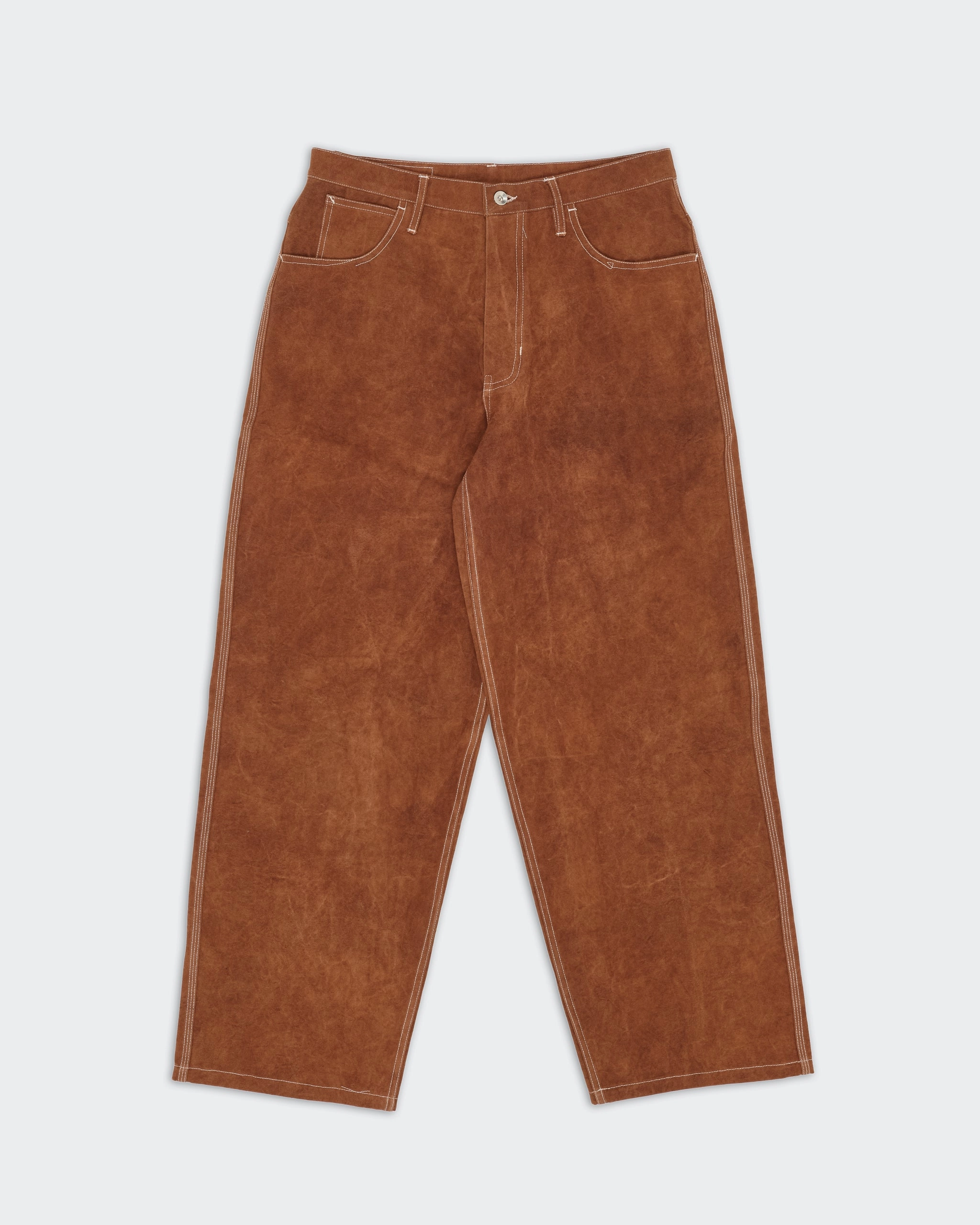 Trend Glow Poetry Pants - Brown Wonky-Wear