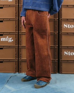 Poetry Pants - Brown Wonky-Wear Charming Design
