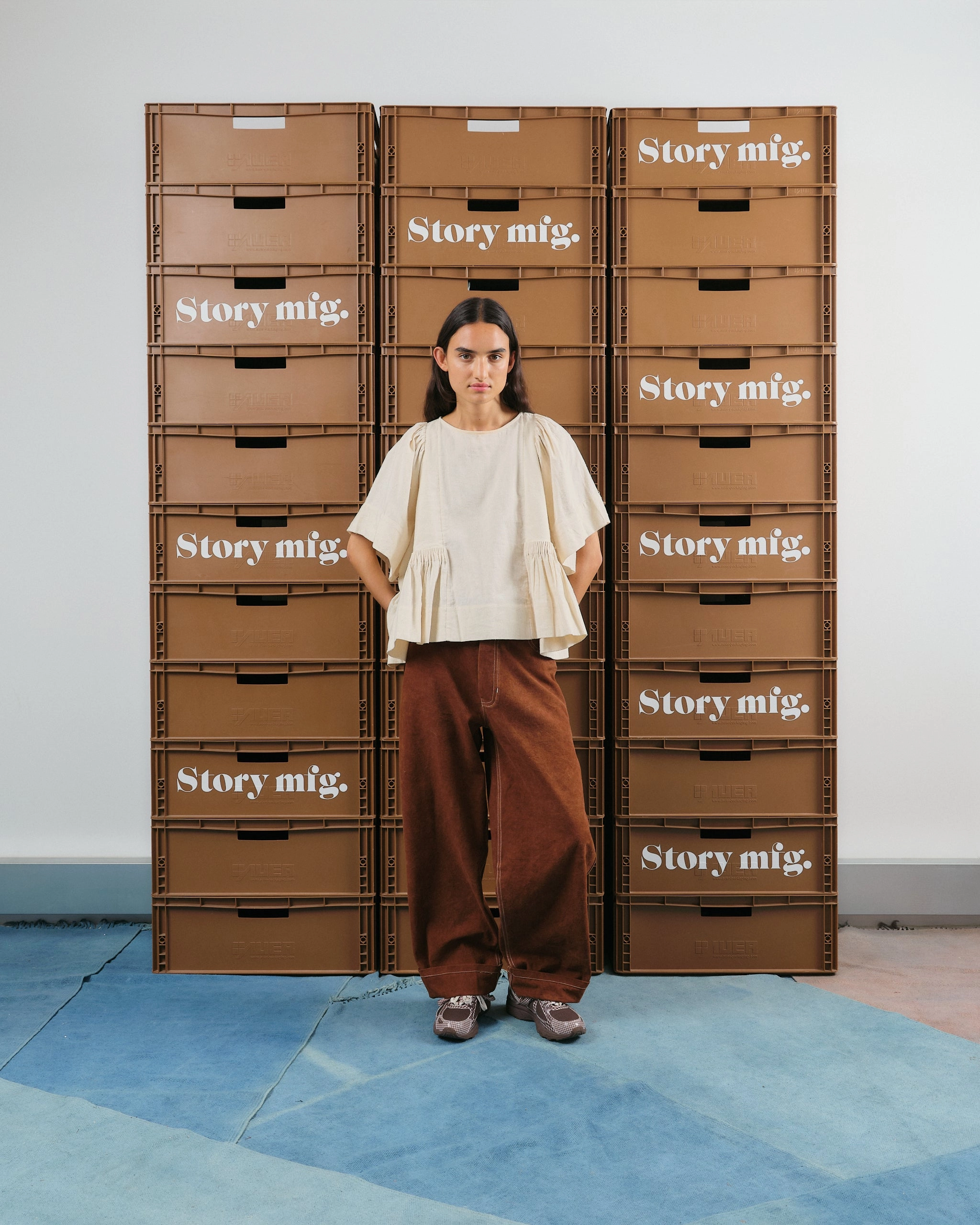 Poetry Pants - Brown Wonky-Wear Feather Light Whimsical Mood