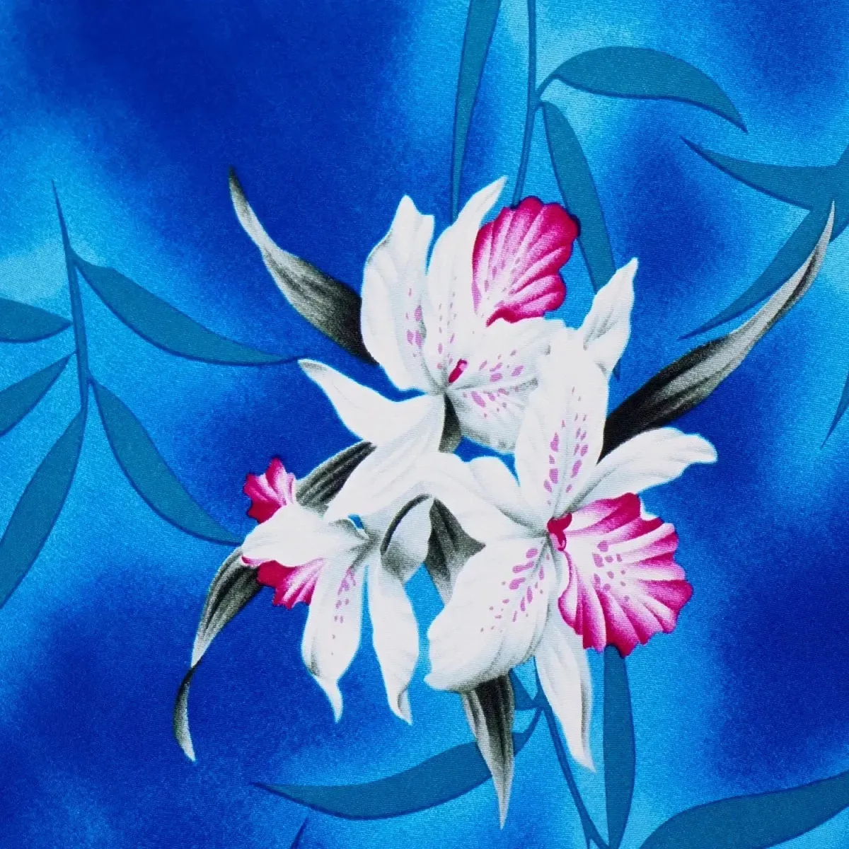poipu blue hawaiian boy shirt