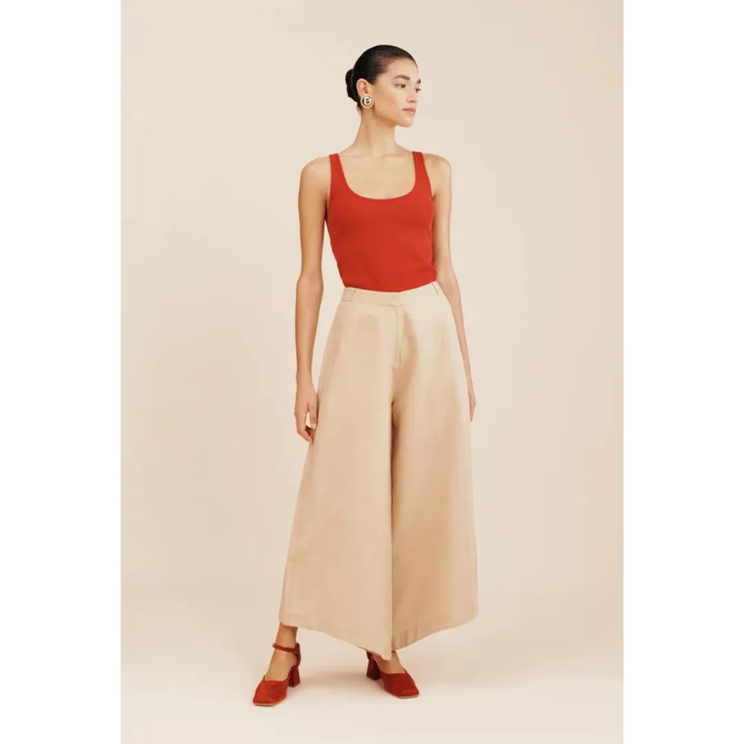 Soft Stretch Slim Look Fit POSSE Ruth Trouser, Latte