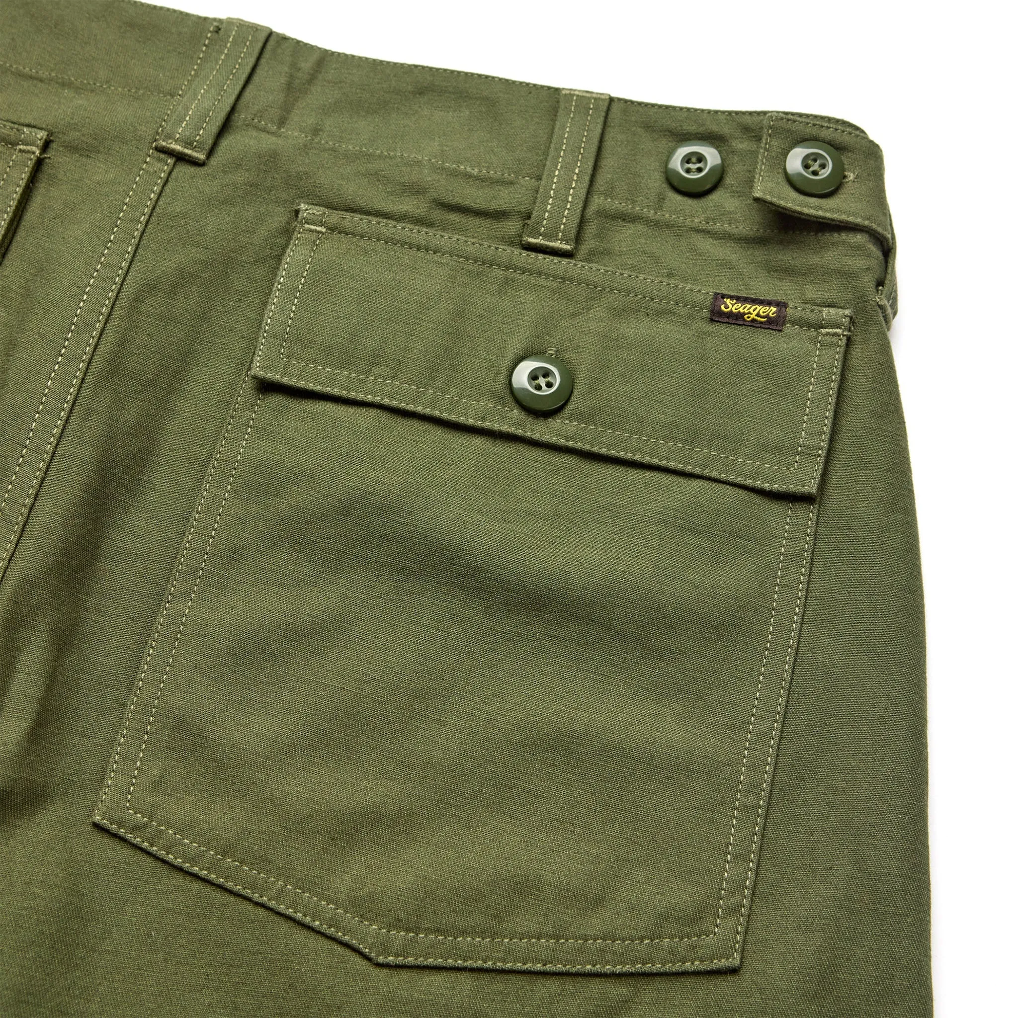 Prairie Shorts | Army Green | Seager Co.