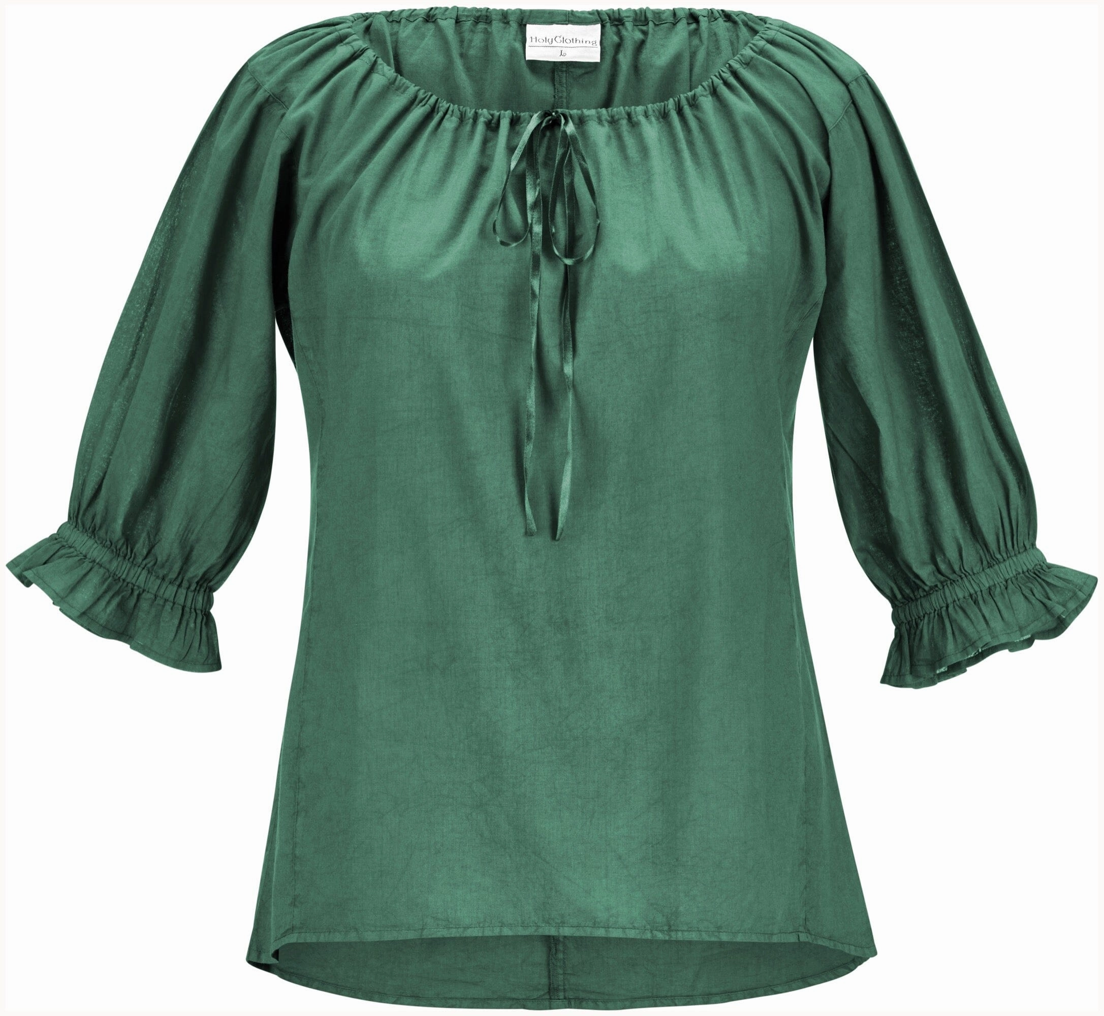 Brigid Tunic Limited Edition Greens EasyCare Fabric NoiseReduciting Zipper
