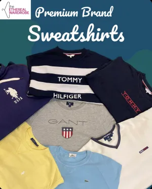 Premium Brand Sweatshirts S-XL Polo Ralph Lauren, Lacoste, Polo Sport, Tommy Hilfiger, Gant & U.S Polo Assasin