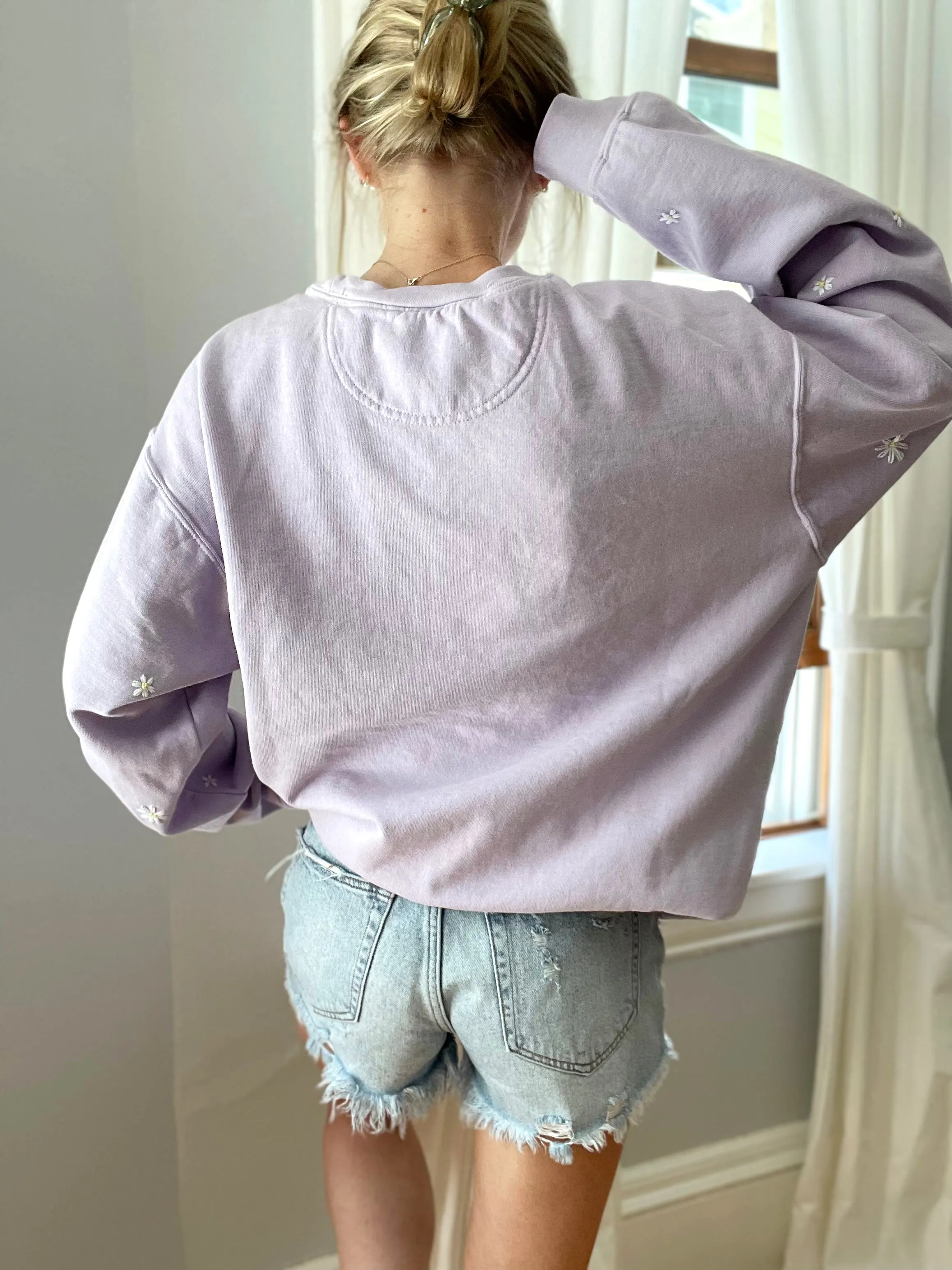 Preorder Hand Embroidered Ginny Crewneck