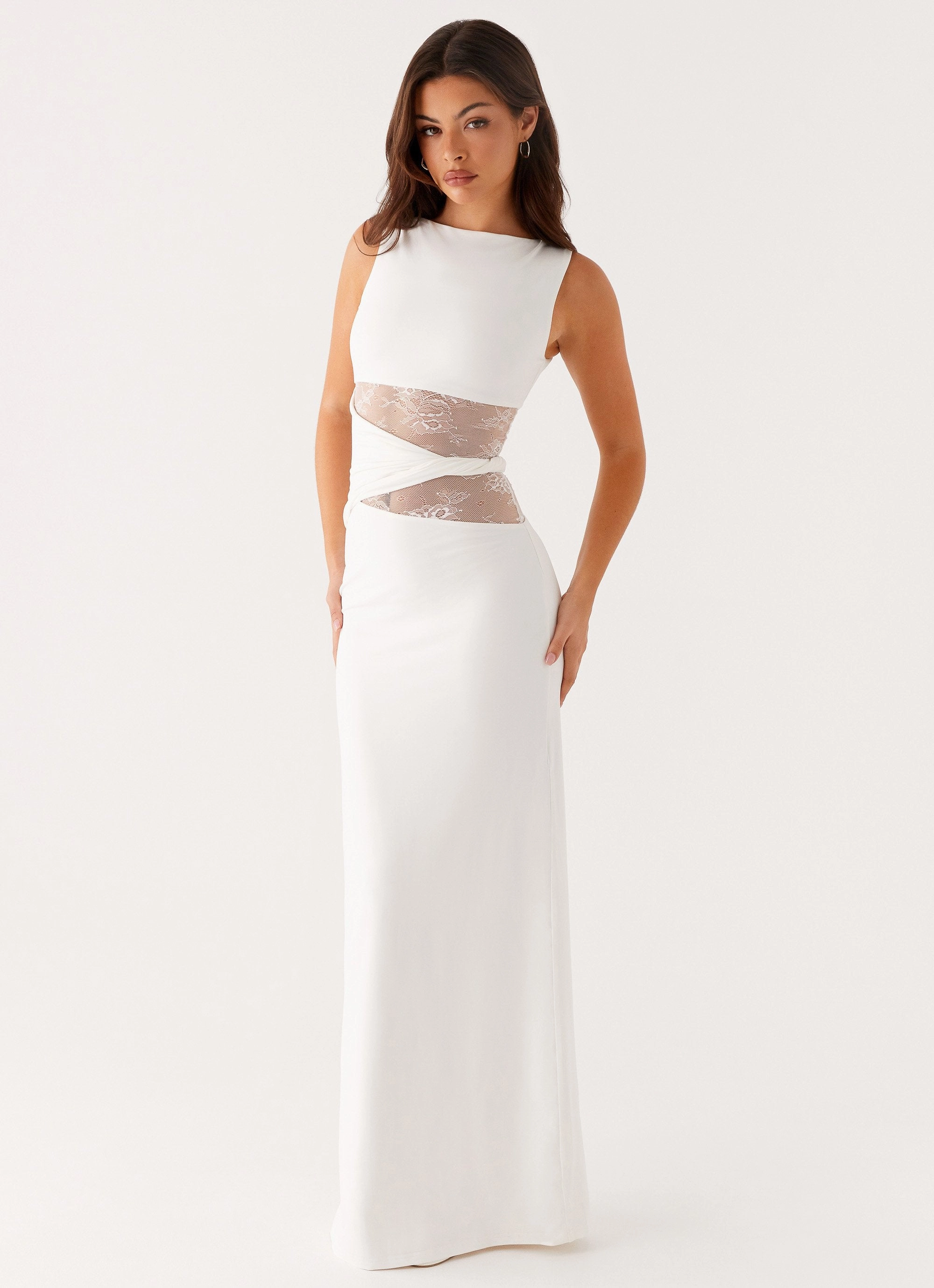 Karma Maxi Dress - White Street-Style