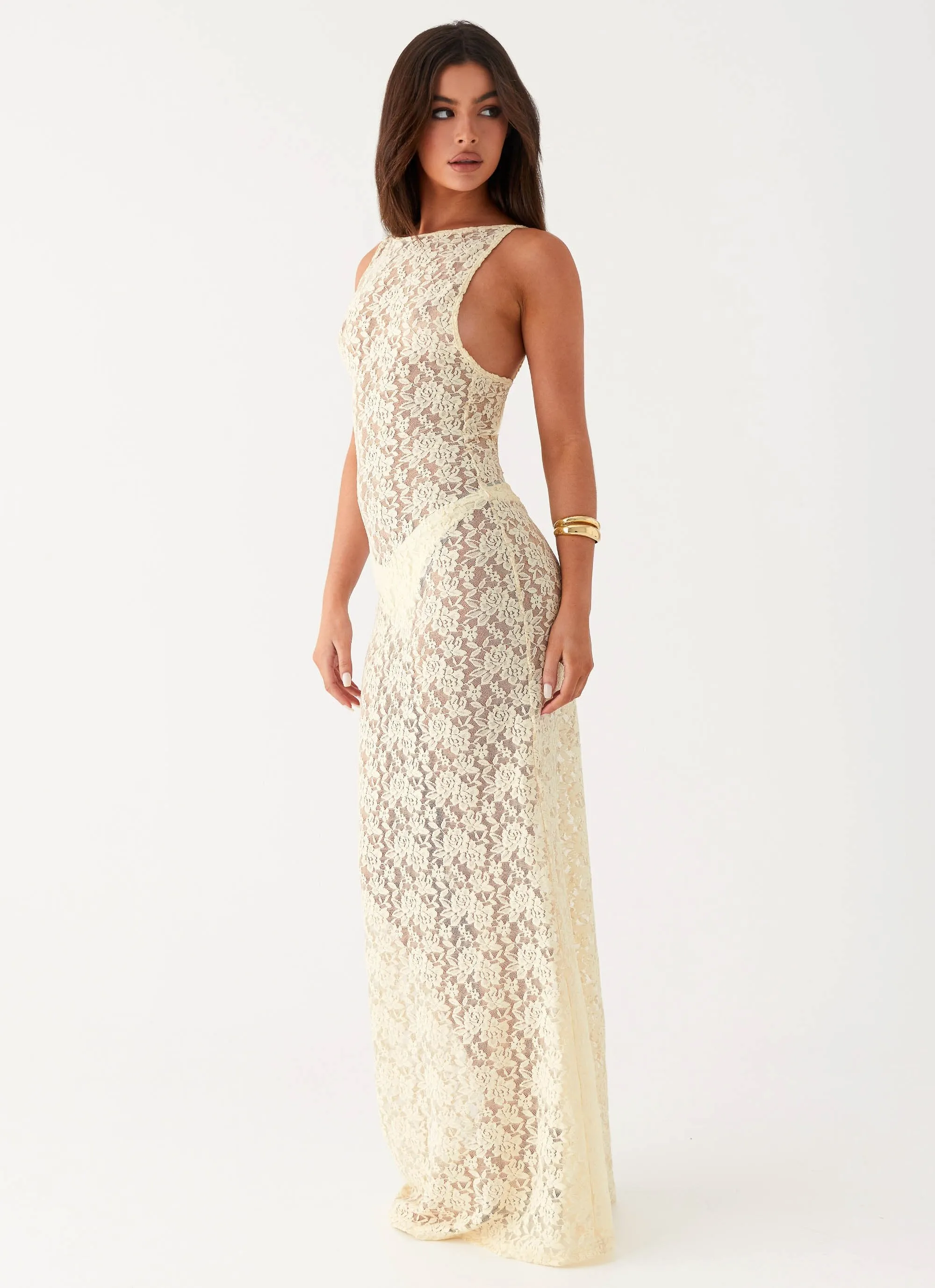 Promised Land Lace Maxi Dress - Ivory Everyday-Comfort