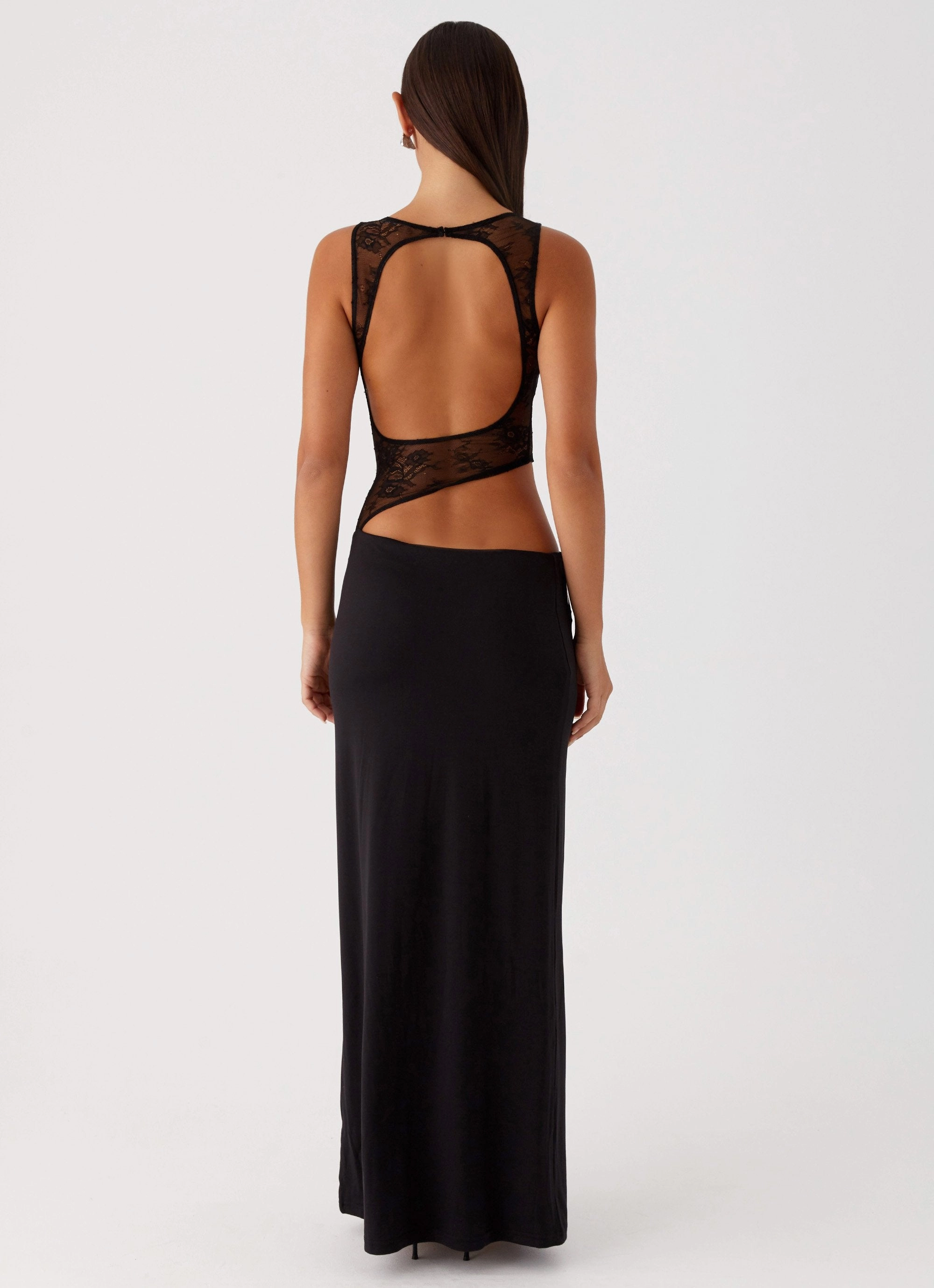 Prophecy Maxi Dress - Black Modern Waistband Vibrant Aesthetic
