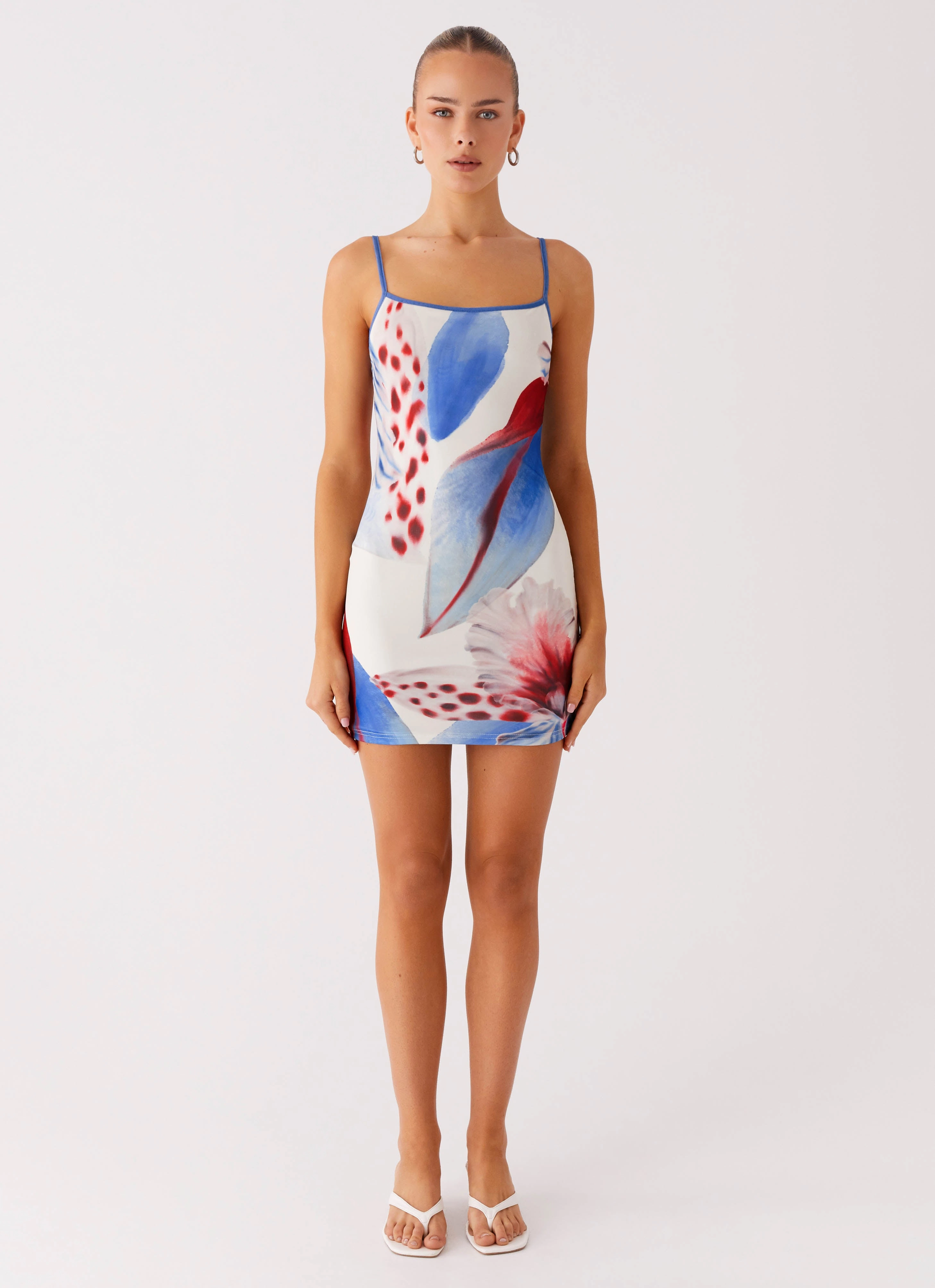 Everett Mini Dress - Deep Sea Bloom Unique Print