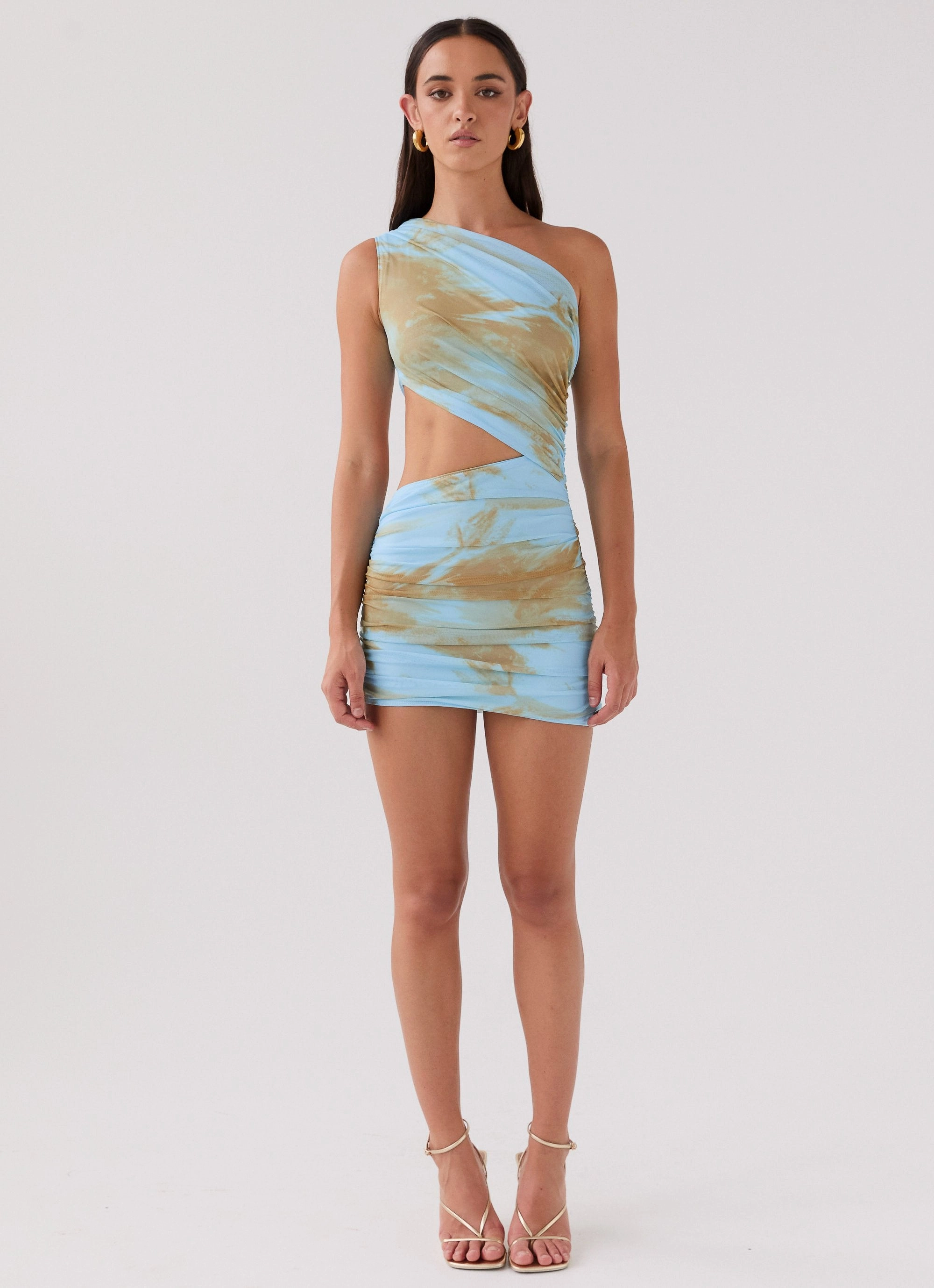 Crystal-Detail Addie Mini Dress - Stardust