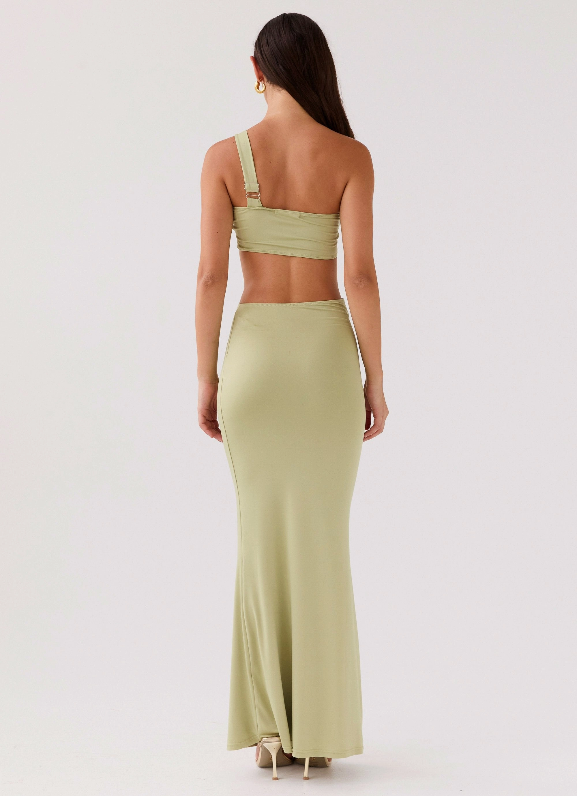 Sycamore Twist Maxi Dress - Fern Classic Edge