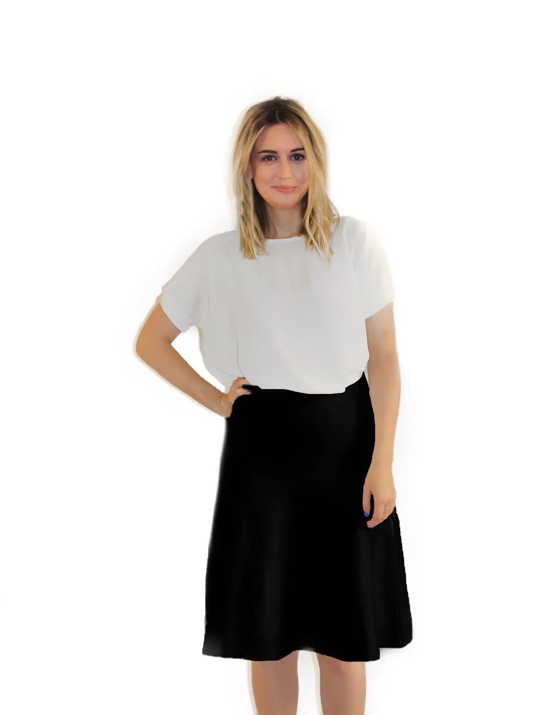 ReinforcedBeltLoops AMAZING MM SKIRT - SUMMER STYLE BLACK