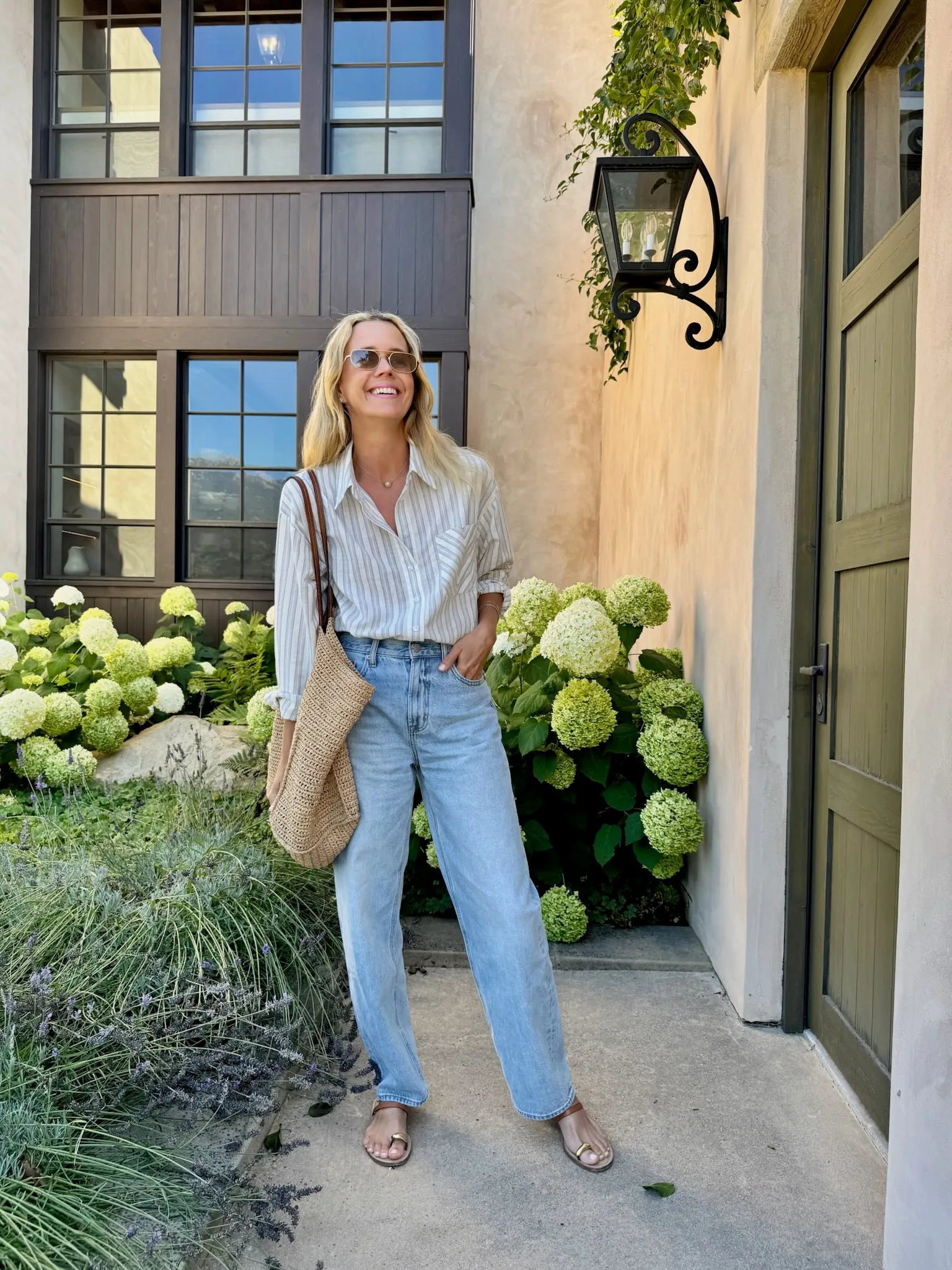 Mesh Lined Comfort Wear MASON'S DAUGHTER | the Matthew Shirt, Multi Striped Linen