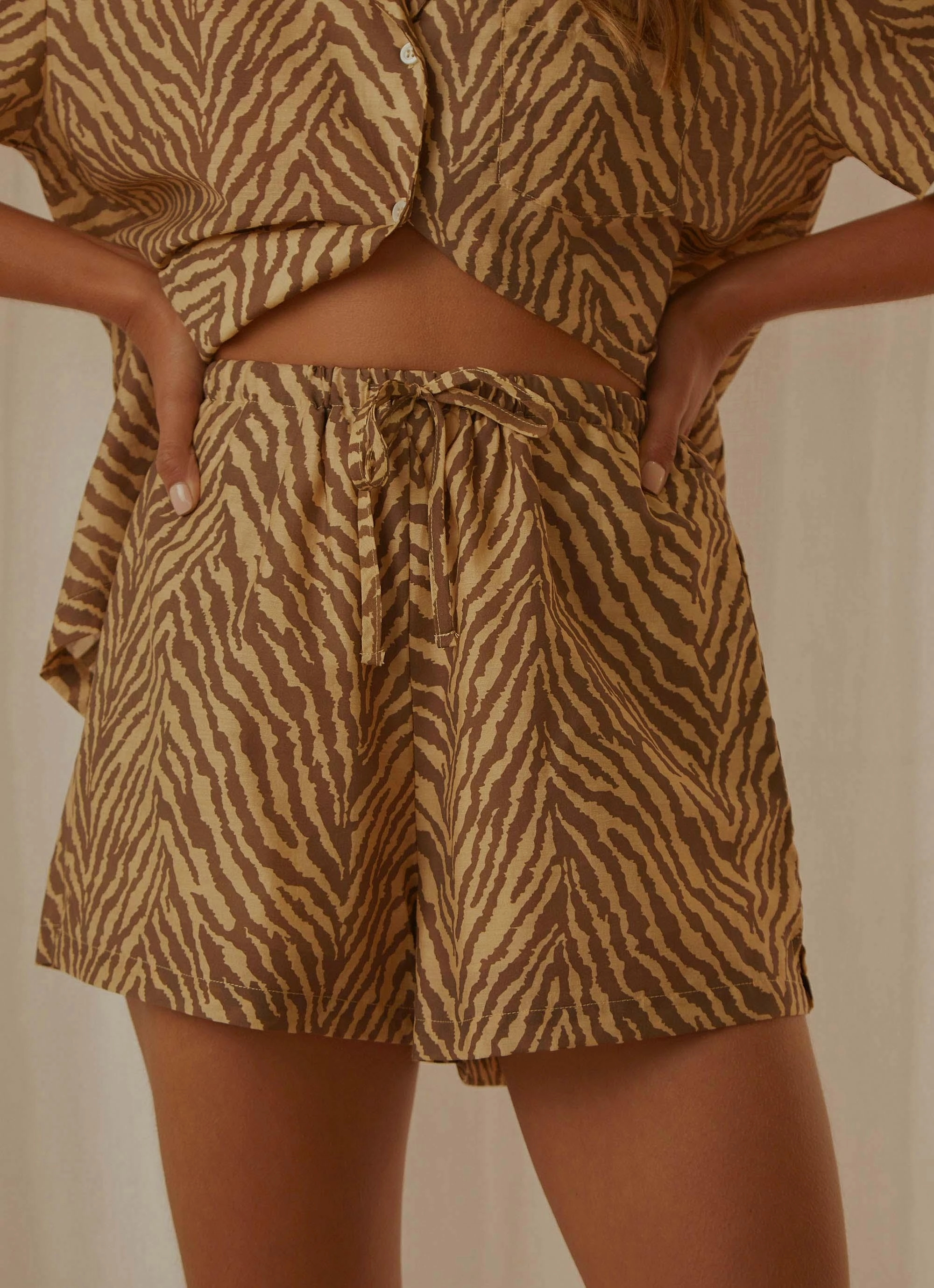 Compression Layer Windproof Insulated Coat Payne Short - Zebra