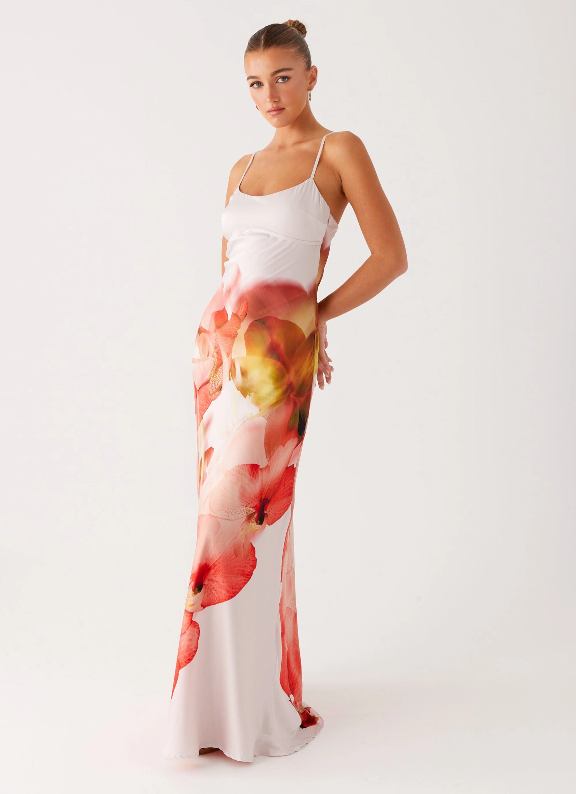 Sunny Lace Sustainable-Lining Pacha Maxi Dress - Peach Rose